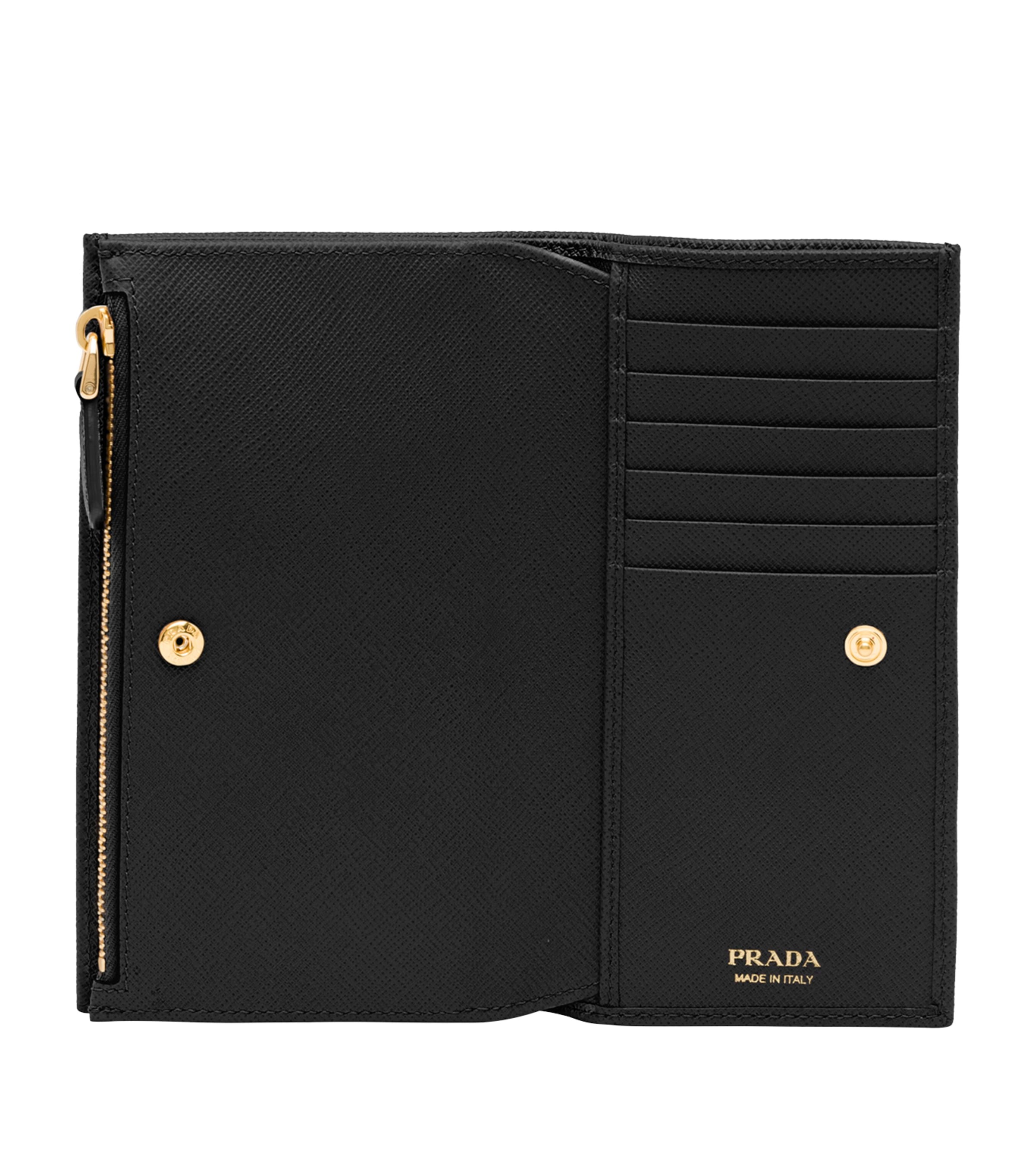 Large Saffiano Leather Bifold Wallet F0002 Image 4