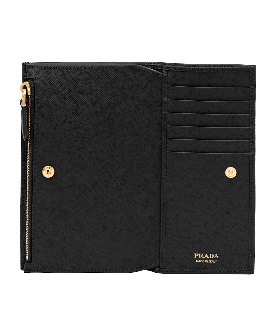 Large Saffiano Leather Bifold Wallet F0002 Image 4