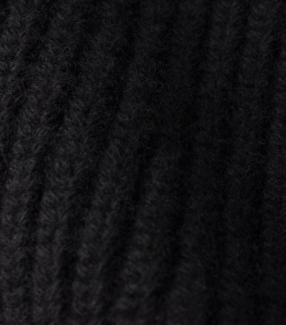 Wool-Cashmere Drawstring Balaclava F0002 Image 3