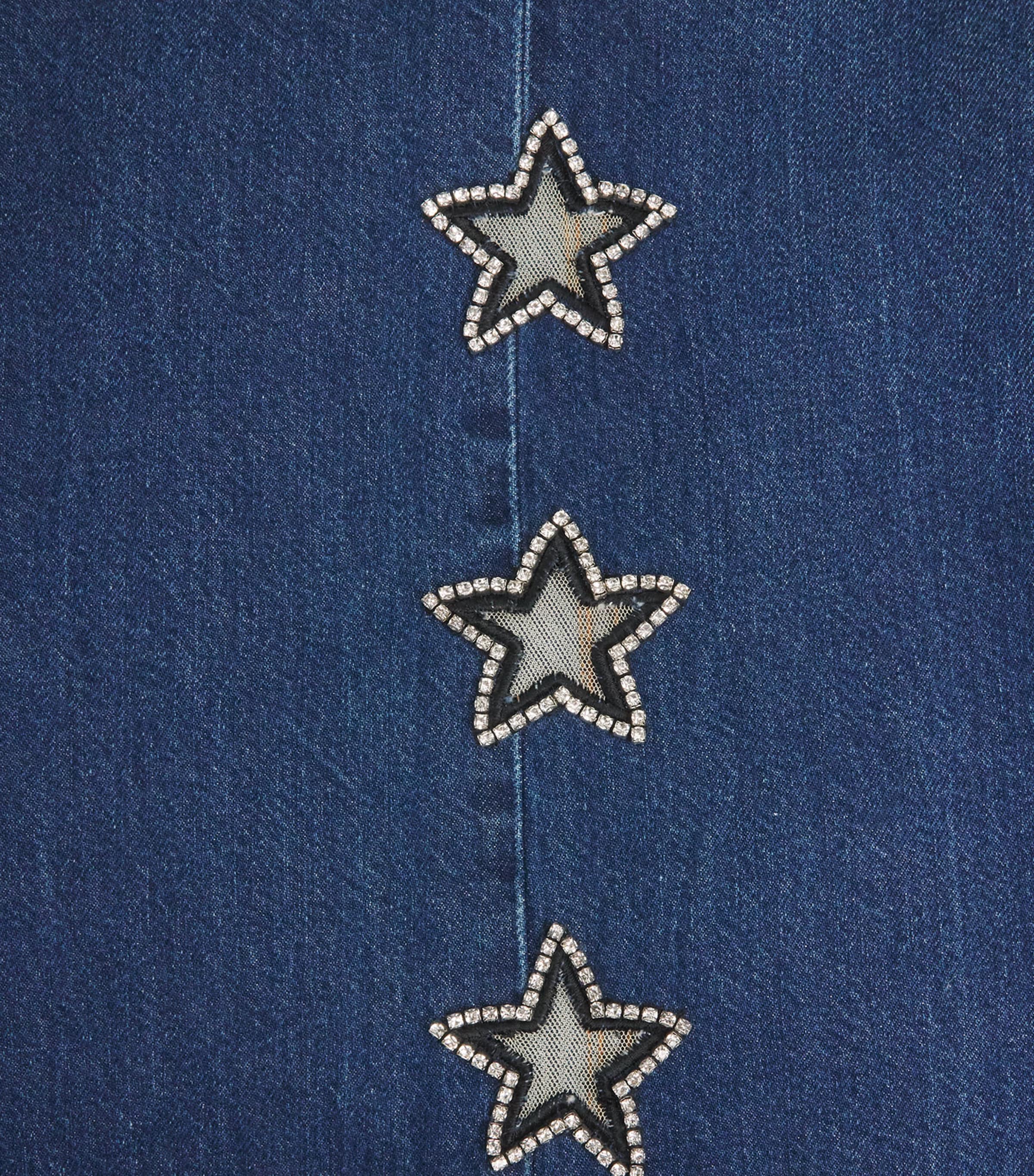 Amazing Embellished Wide-Leg Jeans H972 DARK RINSE Image 2