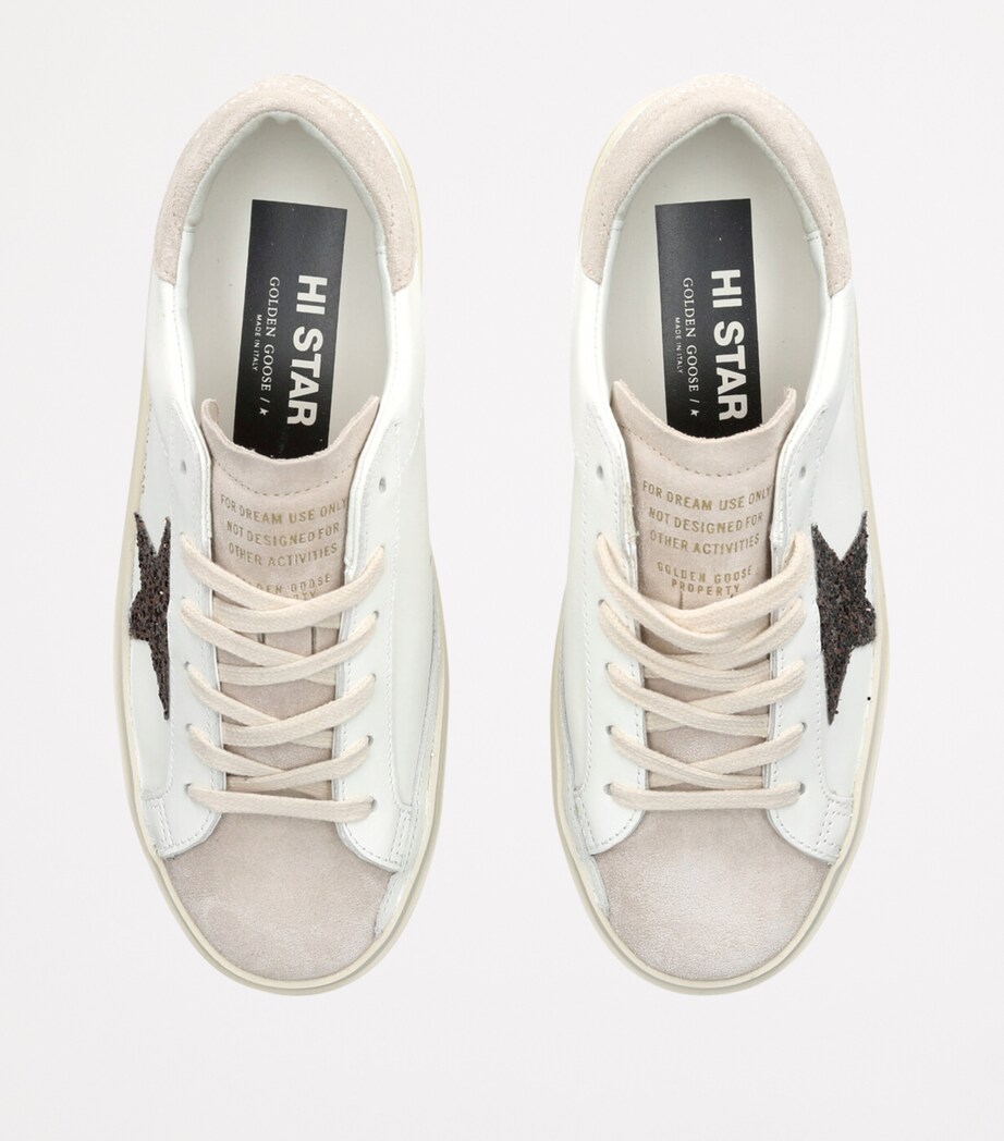 Golden Goose Leather Hi Star Sneakers White/oth Image 4