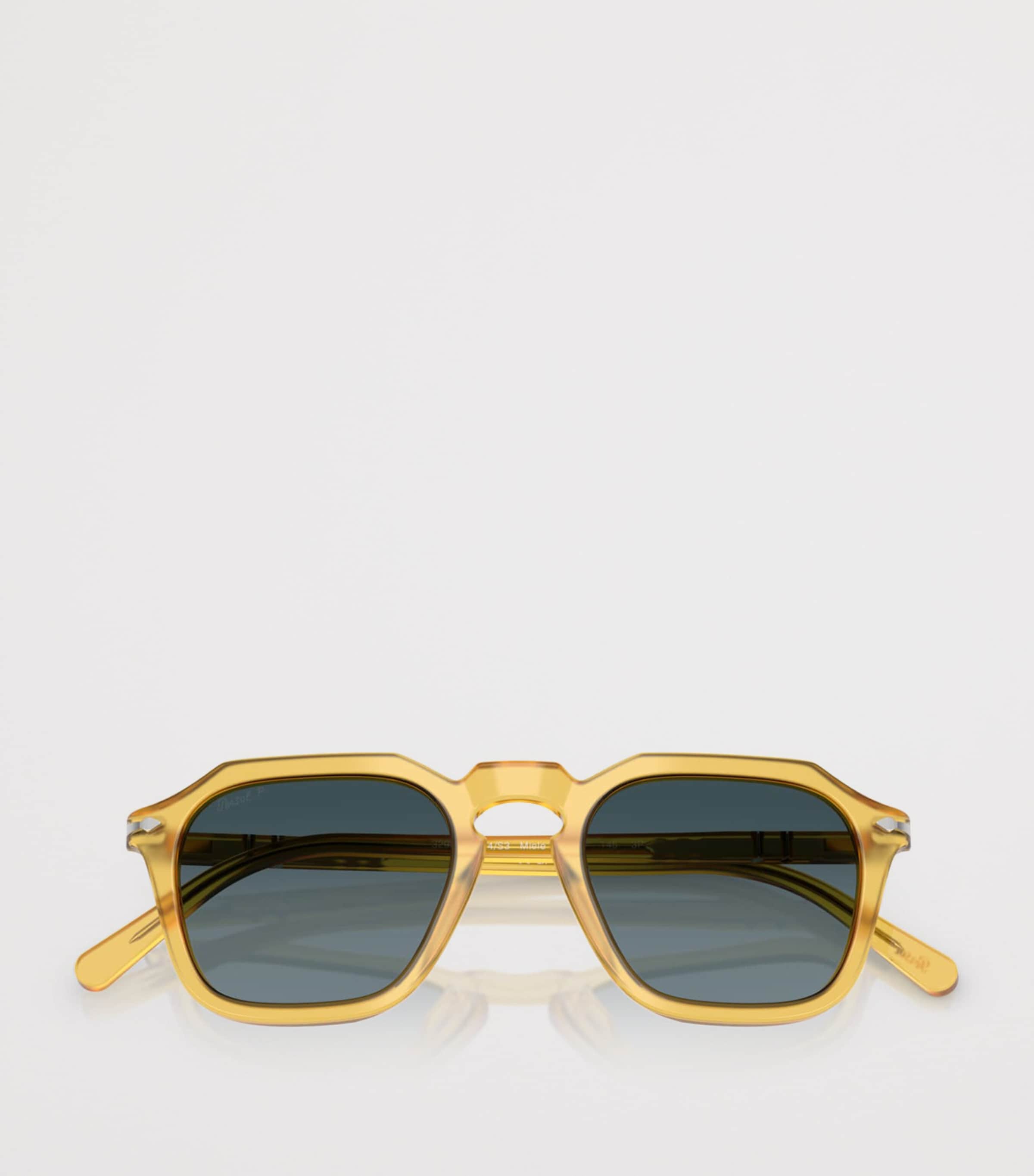 Persol Acetate Square Sunglasses Beige Image 5