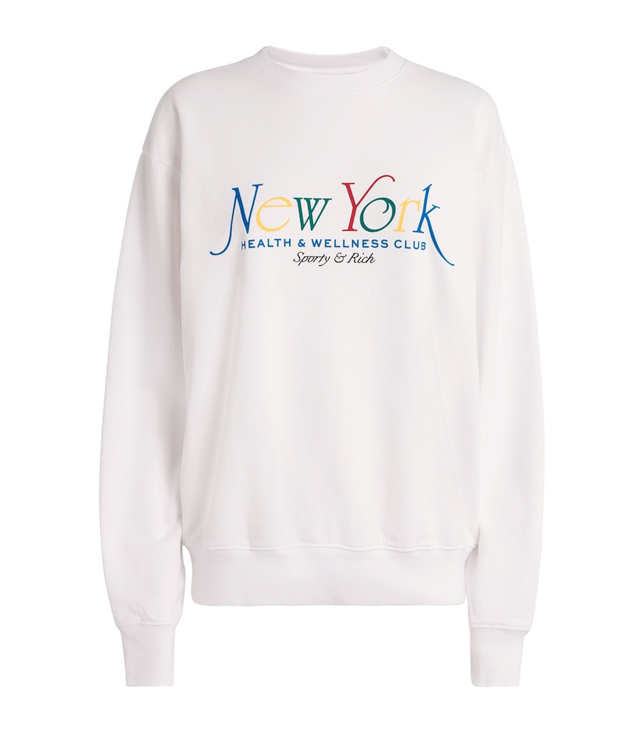 Cotton NY 94 Sweatshirt WHT/RBY/ALPNE/BLUE Image 1