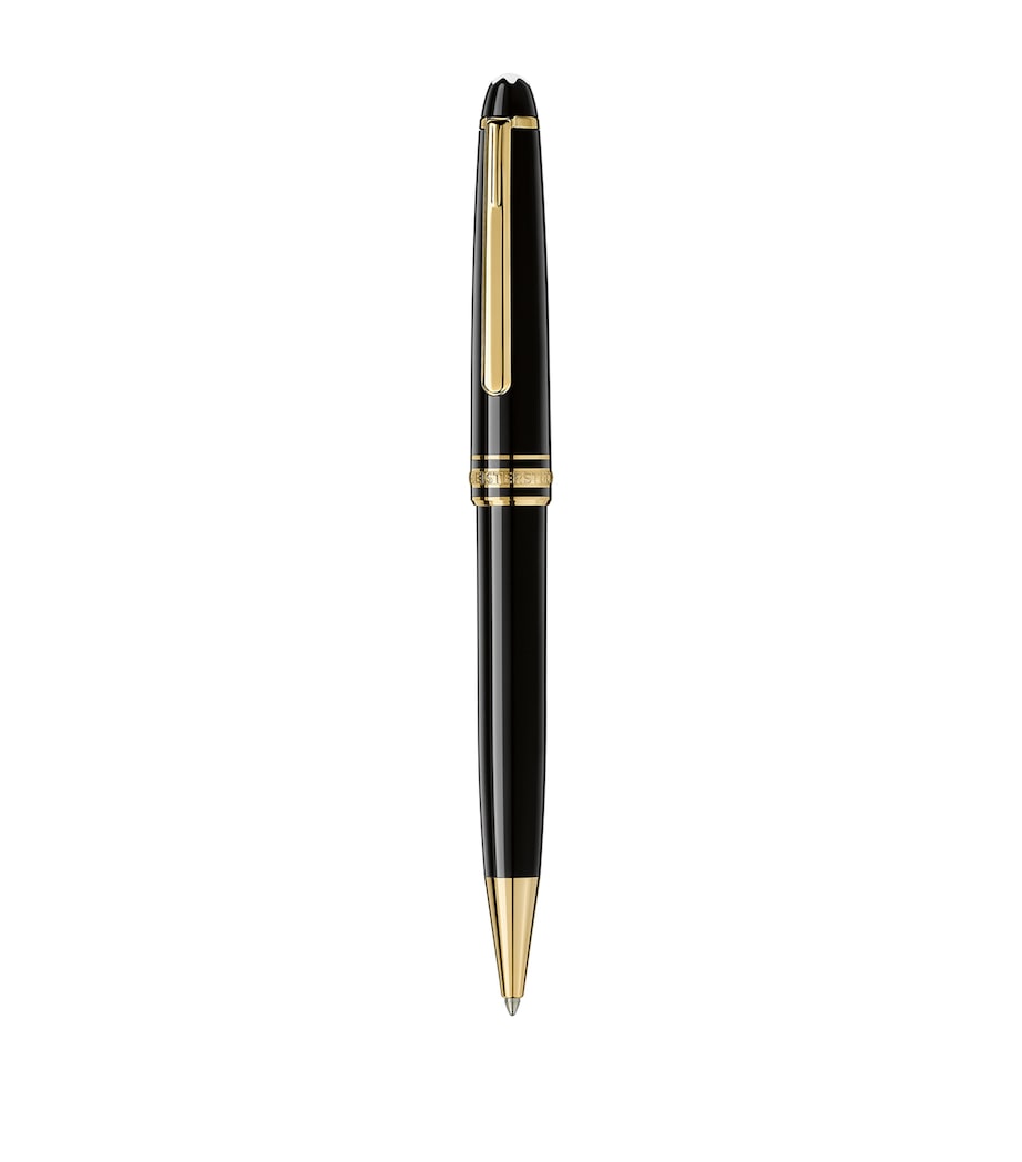 Gold-Plated Meisterstück Classique Black Ballpoint Pen NO COLOUR Image 1