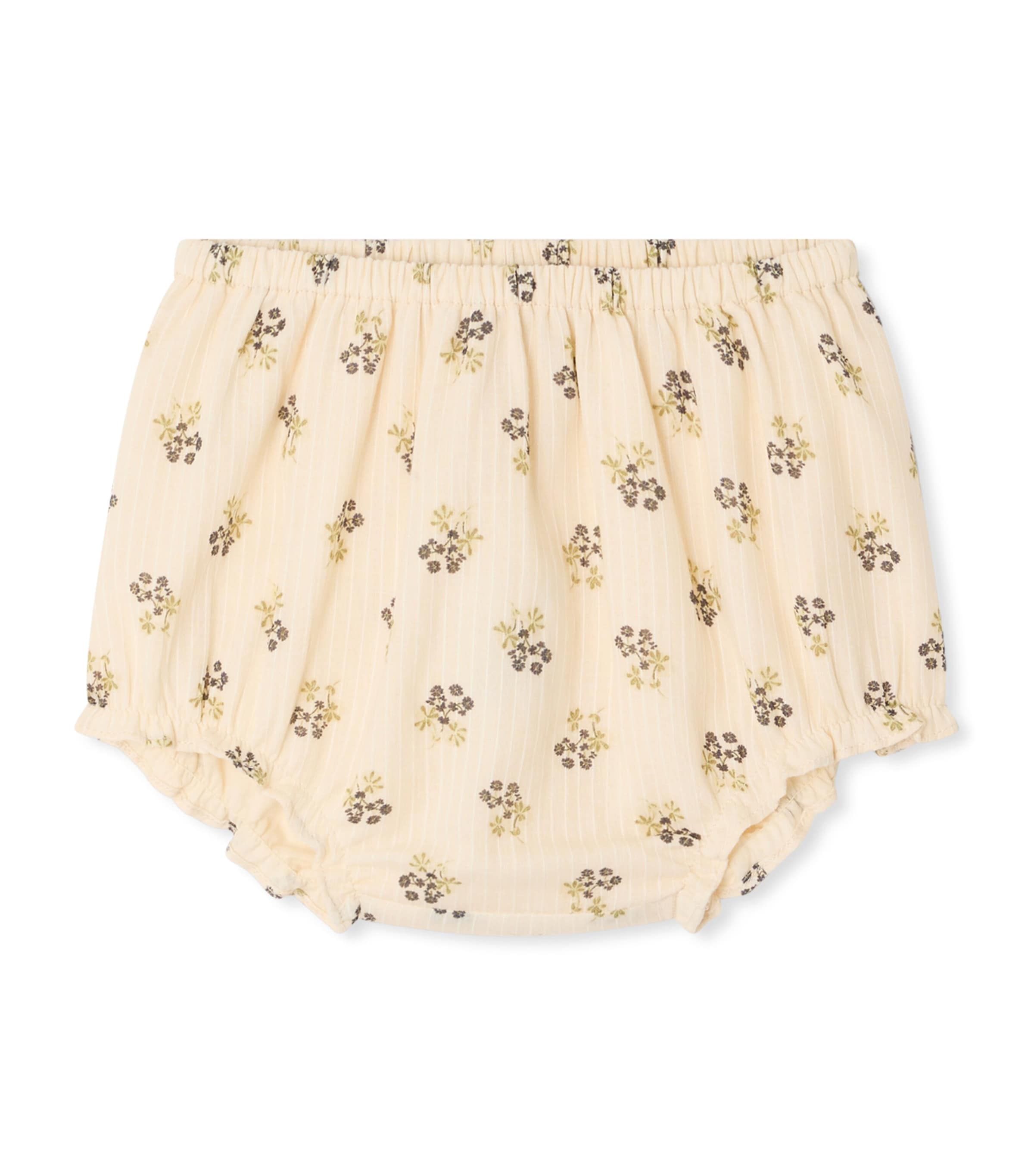 Bonpoint Cotton Floral Bloomers (3-18 Months) Fleurs Ecru Image 1
