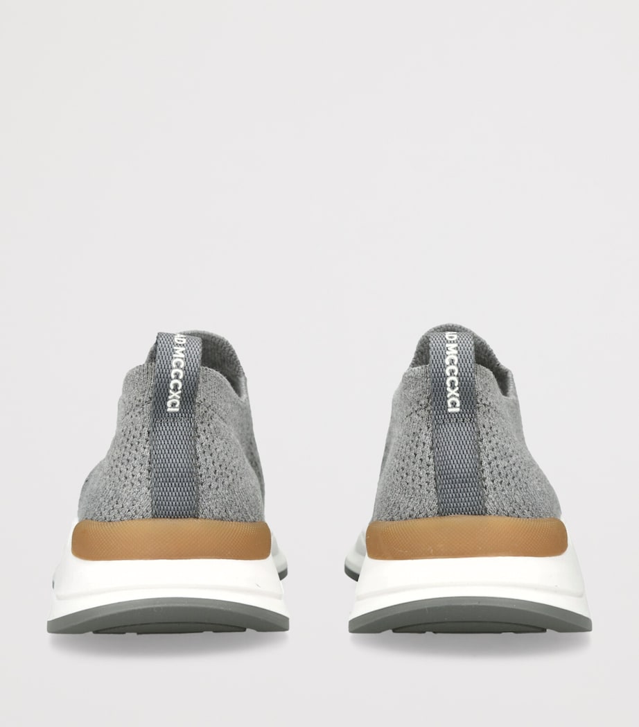 Knitted Slip-On Sneakers GREY Image 2