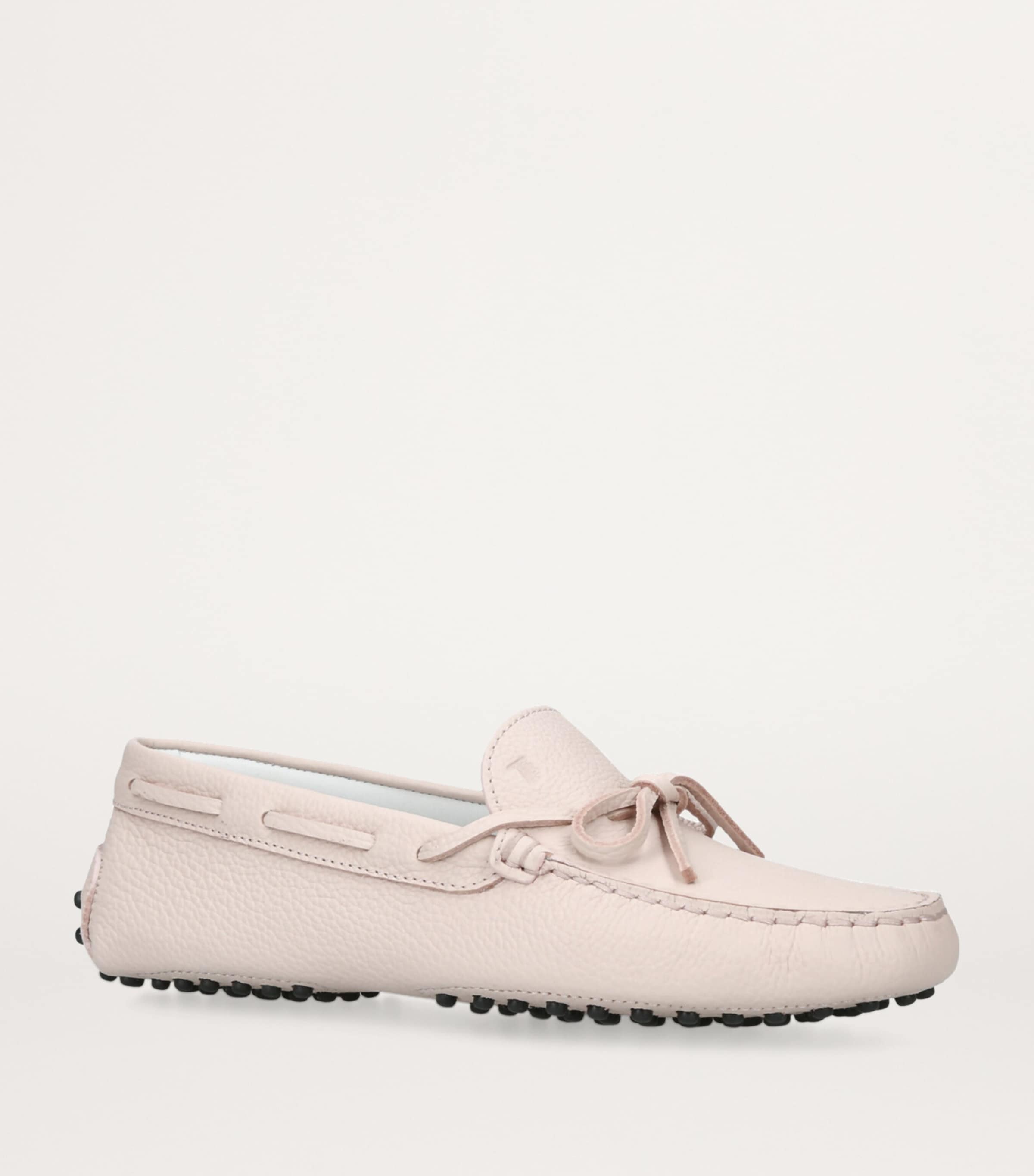 Leather Gommini Loafers PALE PINK Image 3