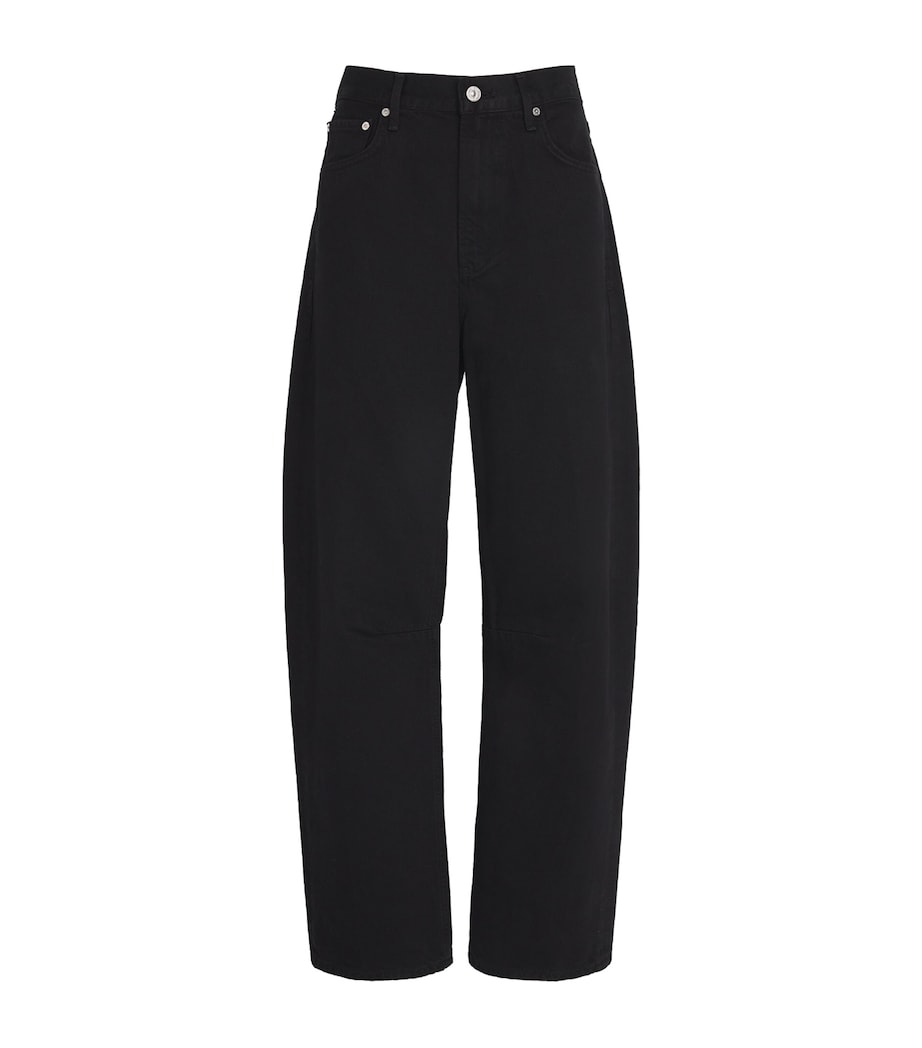 Miro Long Relaxed Jeans SOLID BLACK Image 1