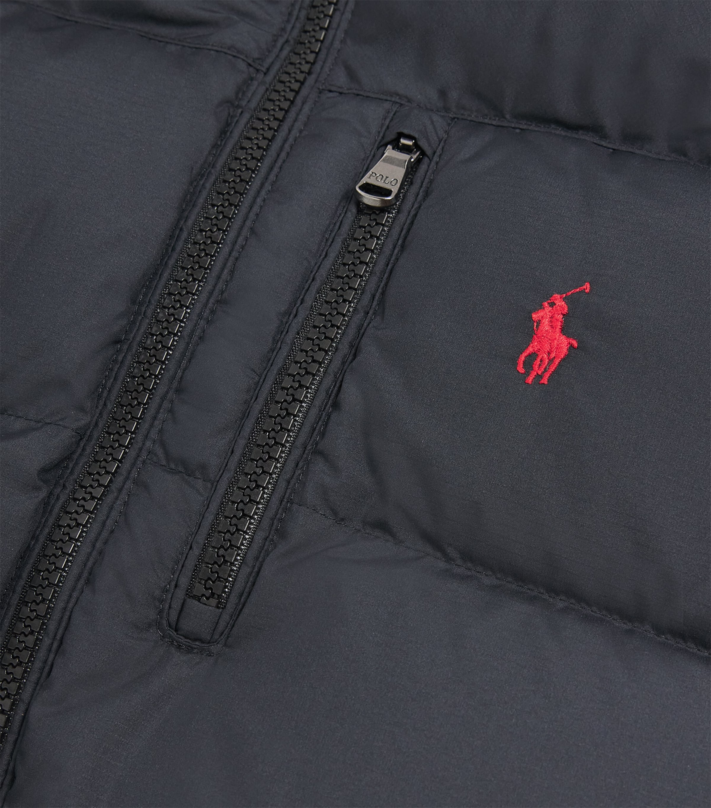 Down Puffer Gilet (6-14 Years) BLACK Image 3