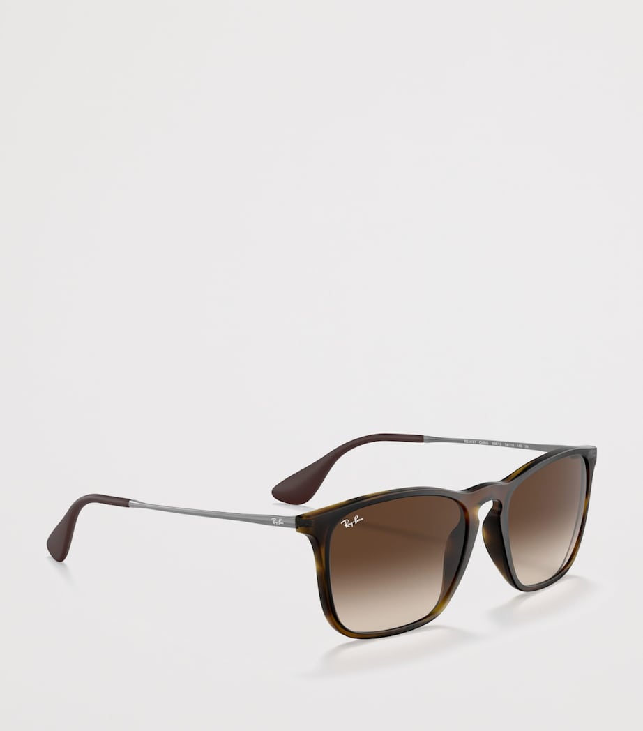 Ray-Ban Chris Square Sunglasses Brown Image 6