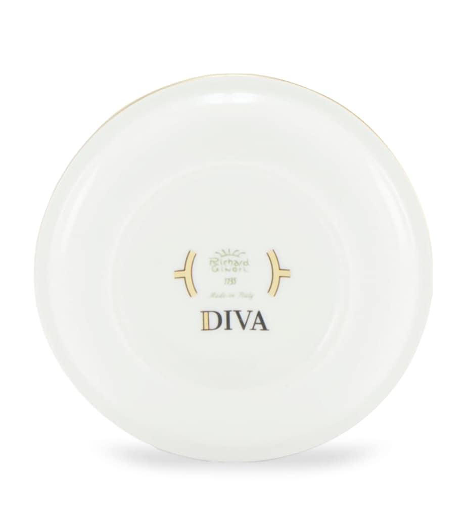 Porcelain Colonna Diva Rosa Butter Dish (10cm) G00134902 Image 3