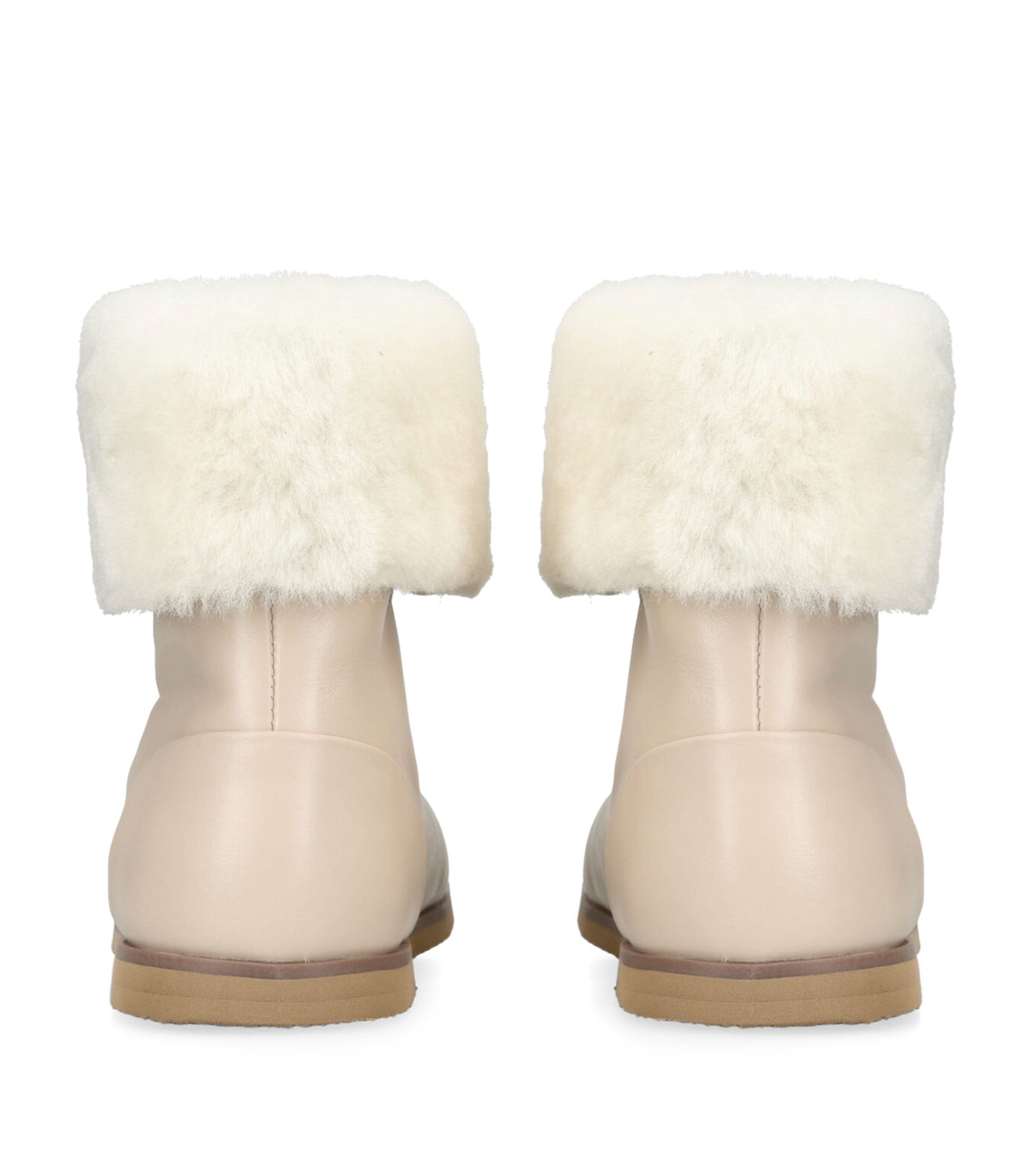 Age of Innocence Leather-Shearling Ivy 3.0 Boots Cream Image 2