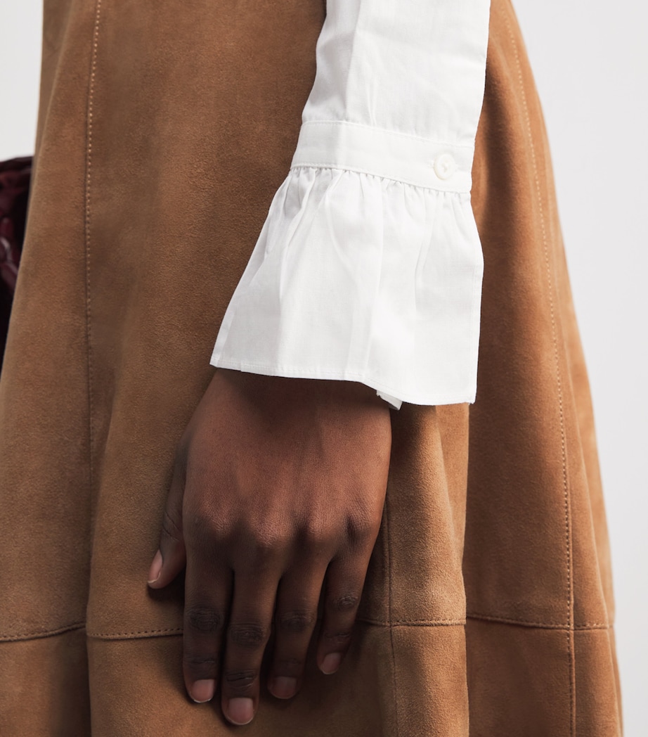 Cotton Poplin Kew Blouse WHITE Image 6