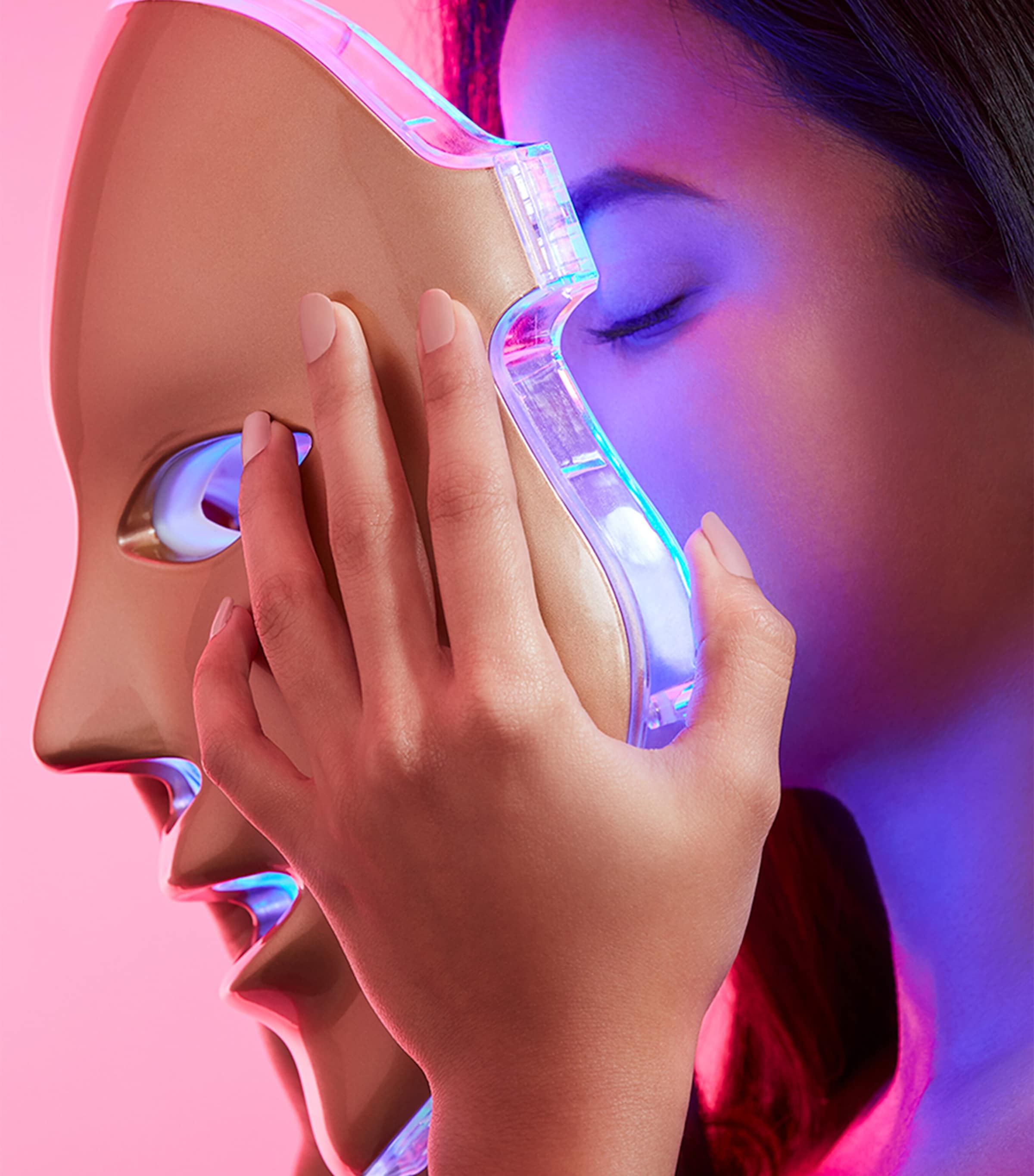 Light-Therapy Golden Facial Treatment Device NO COLOUR Image 2