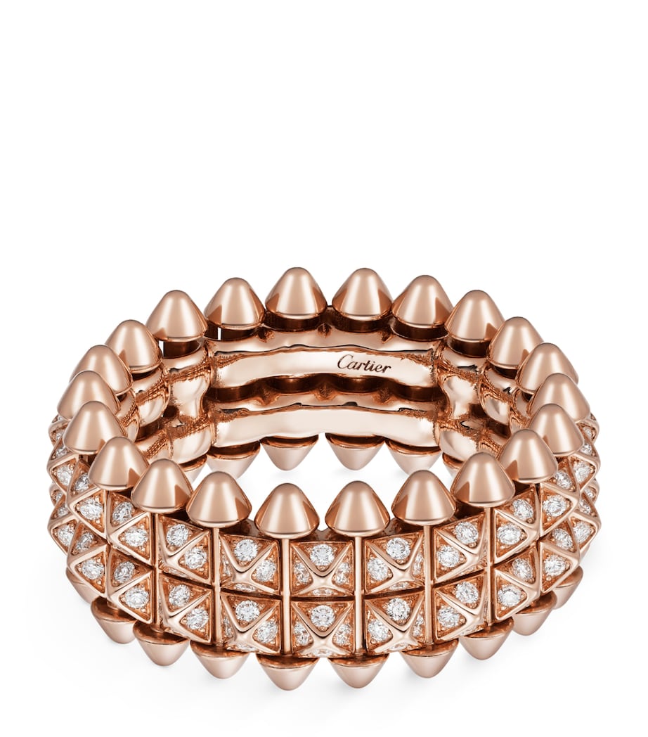Rose Gold and Diamond Clash de Cartier Ring ROSE GOLD Image 1