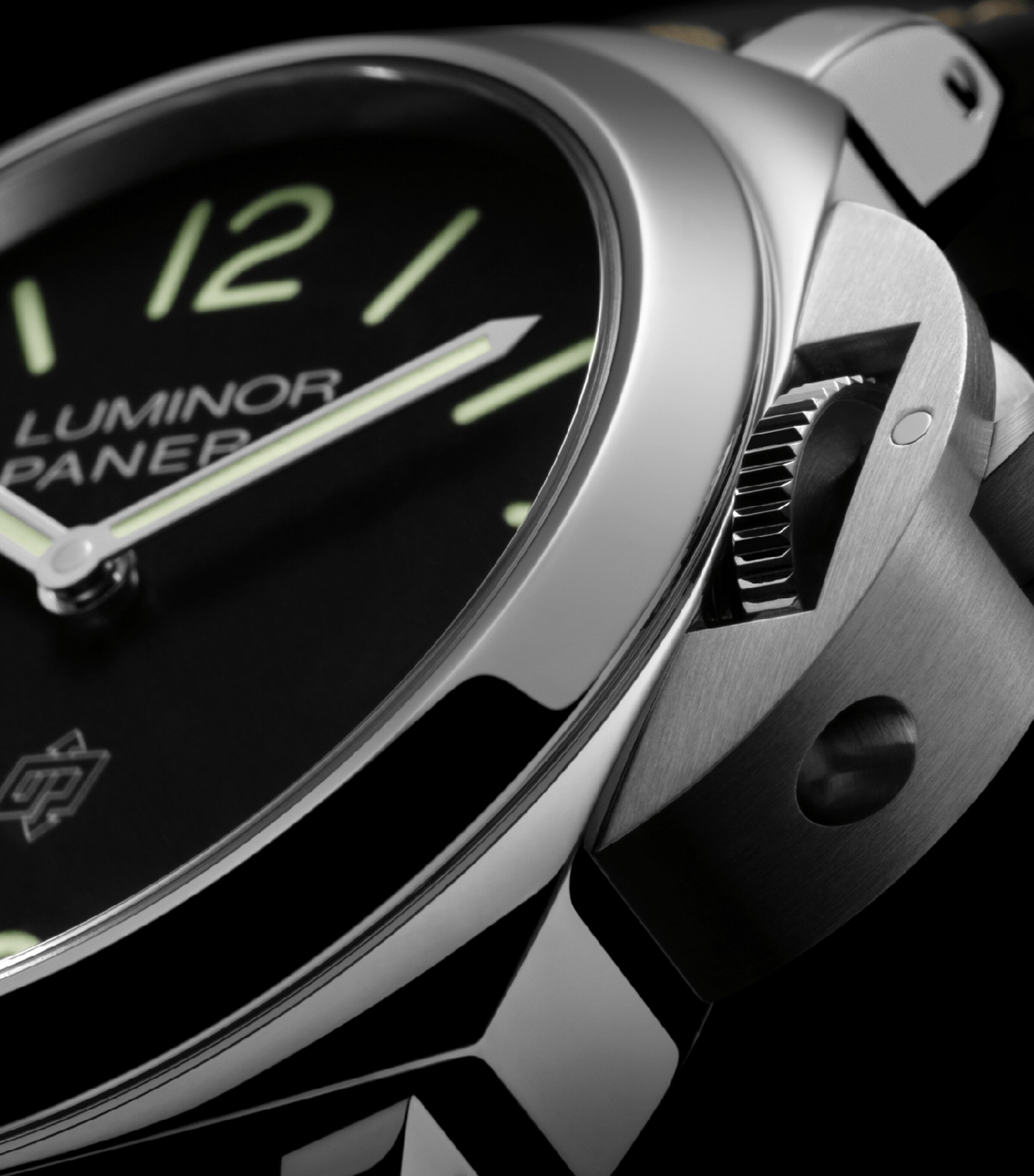 Panerai Stainless Steel Luminor Watch 44mm Black Image 7