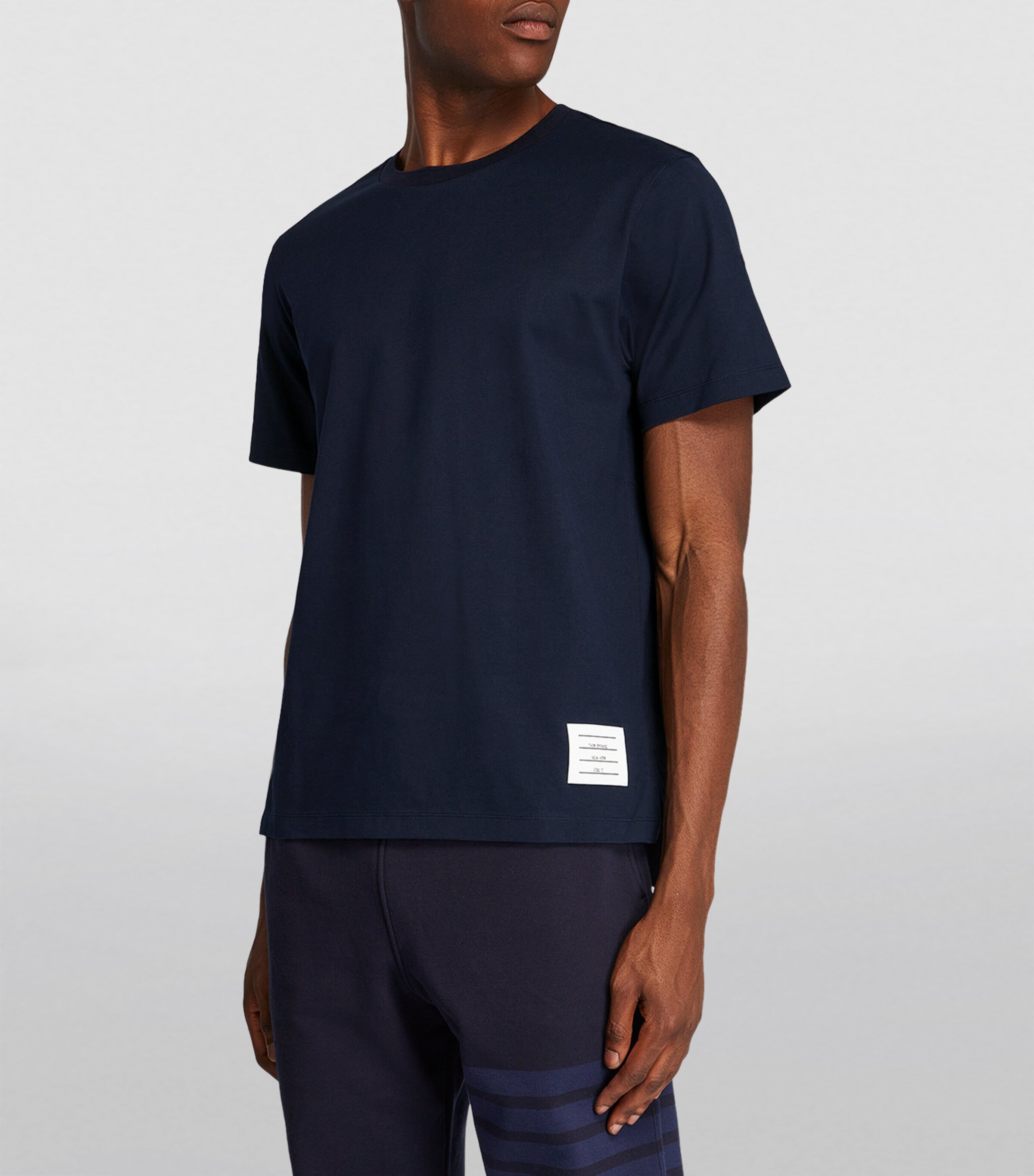 Thom Browne Cotton Name Tag T-Shirt | Harrods US
