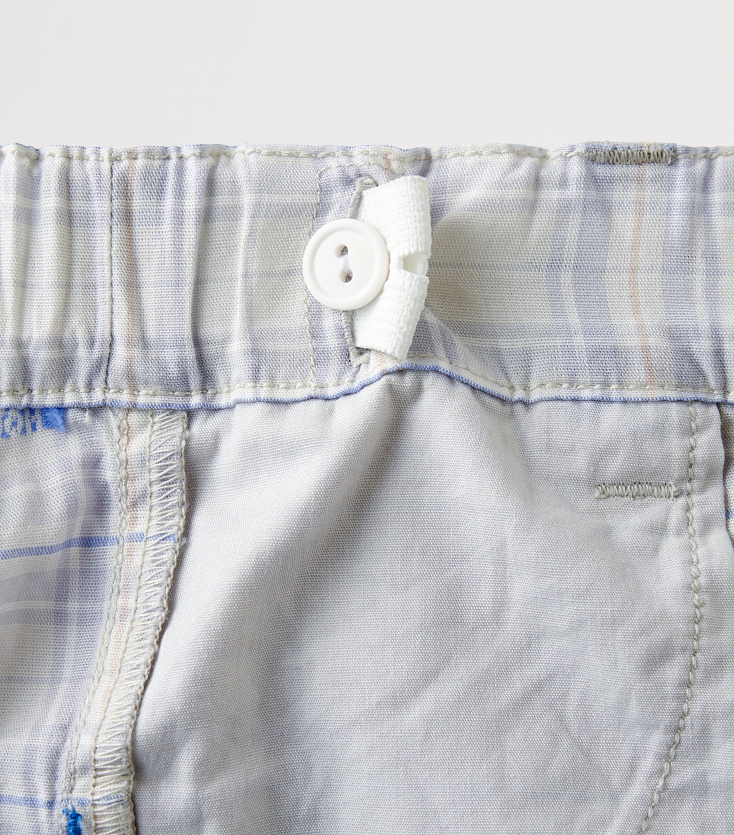 Miki House Cotton Logo Check Shorts (2-9 Years) Image 6
