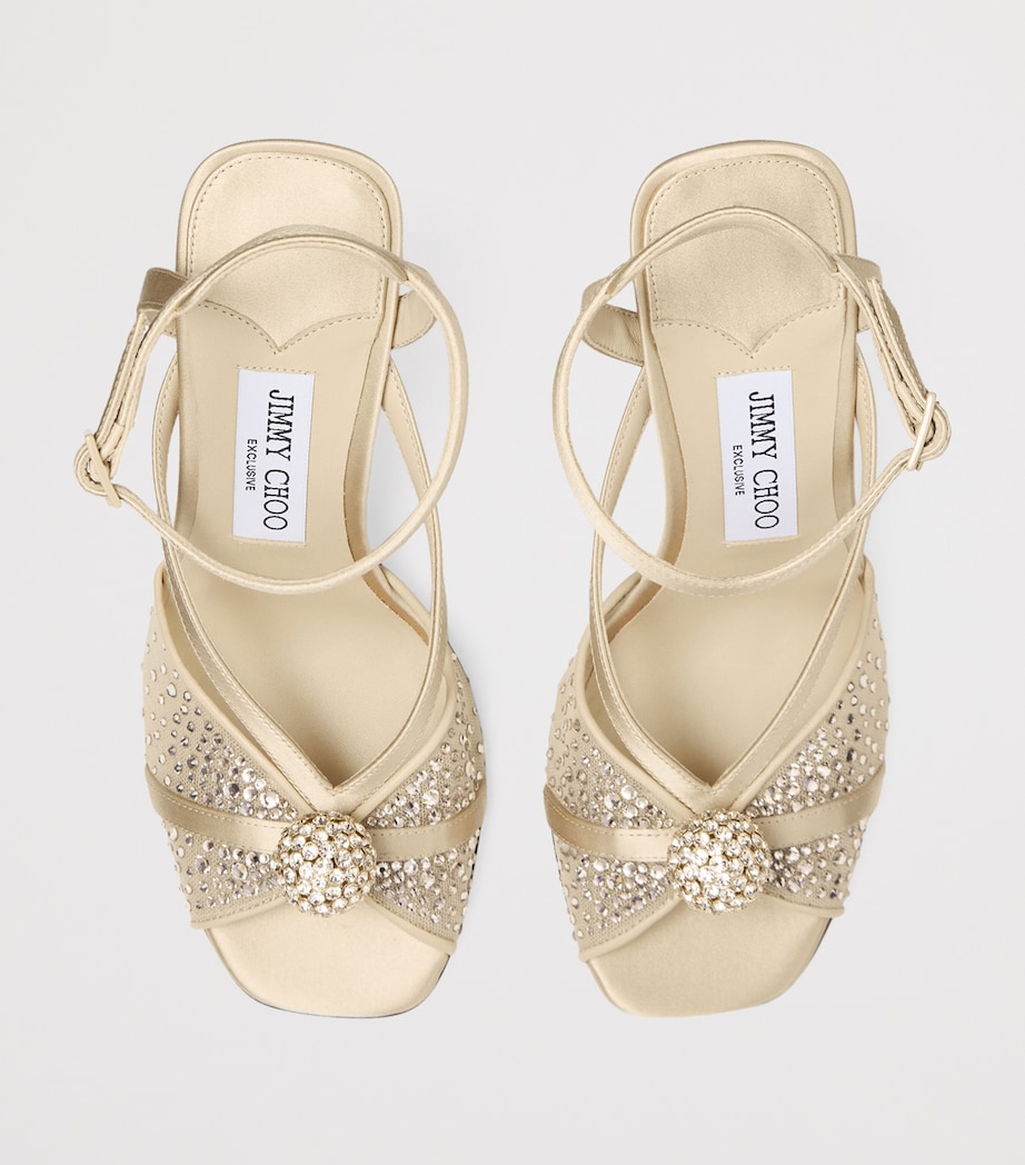 Sarai 95 Heeled Sandals LIGHT SOFT GOLD/LIGH Image 3