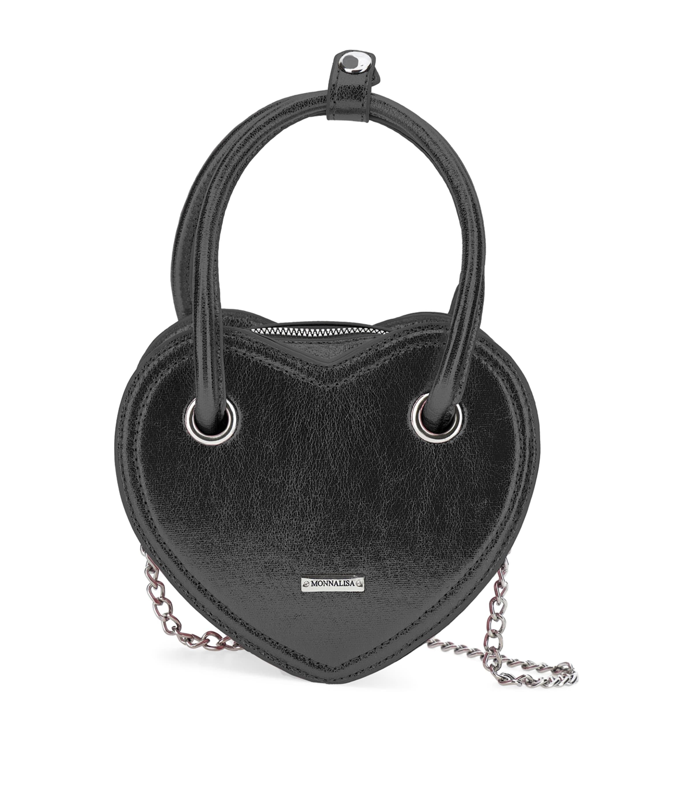 Love Heart-Shaped Bag NERO Image 1