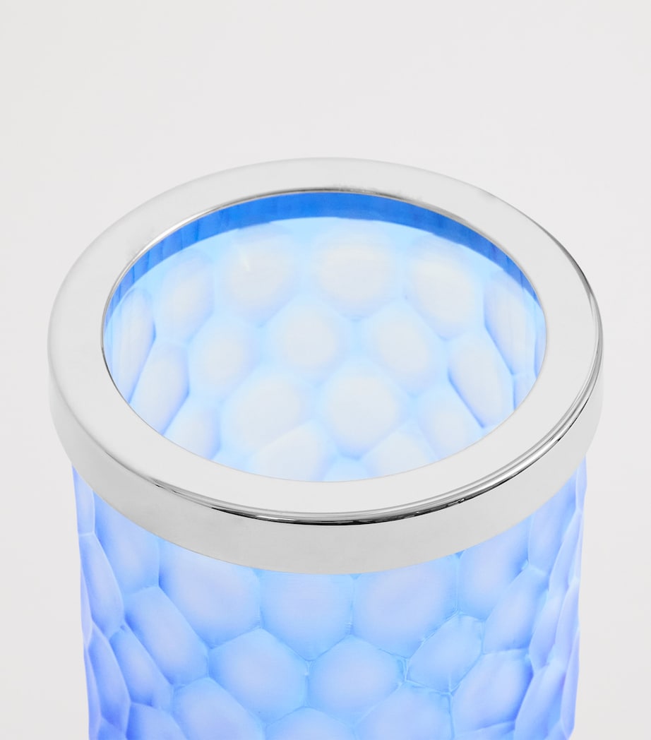Crystal Ocean Honeycomb Toothbrush Holder BLUE/CHROME Image 3