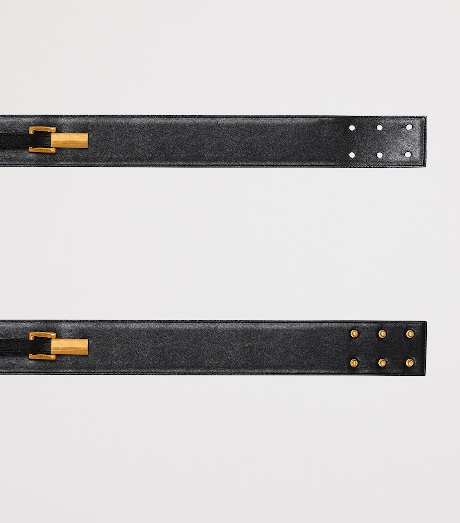 Leather Sync Belt 0PA NOIR Image 4