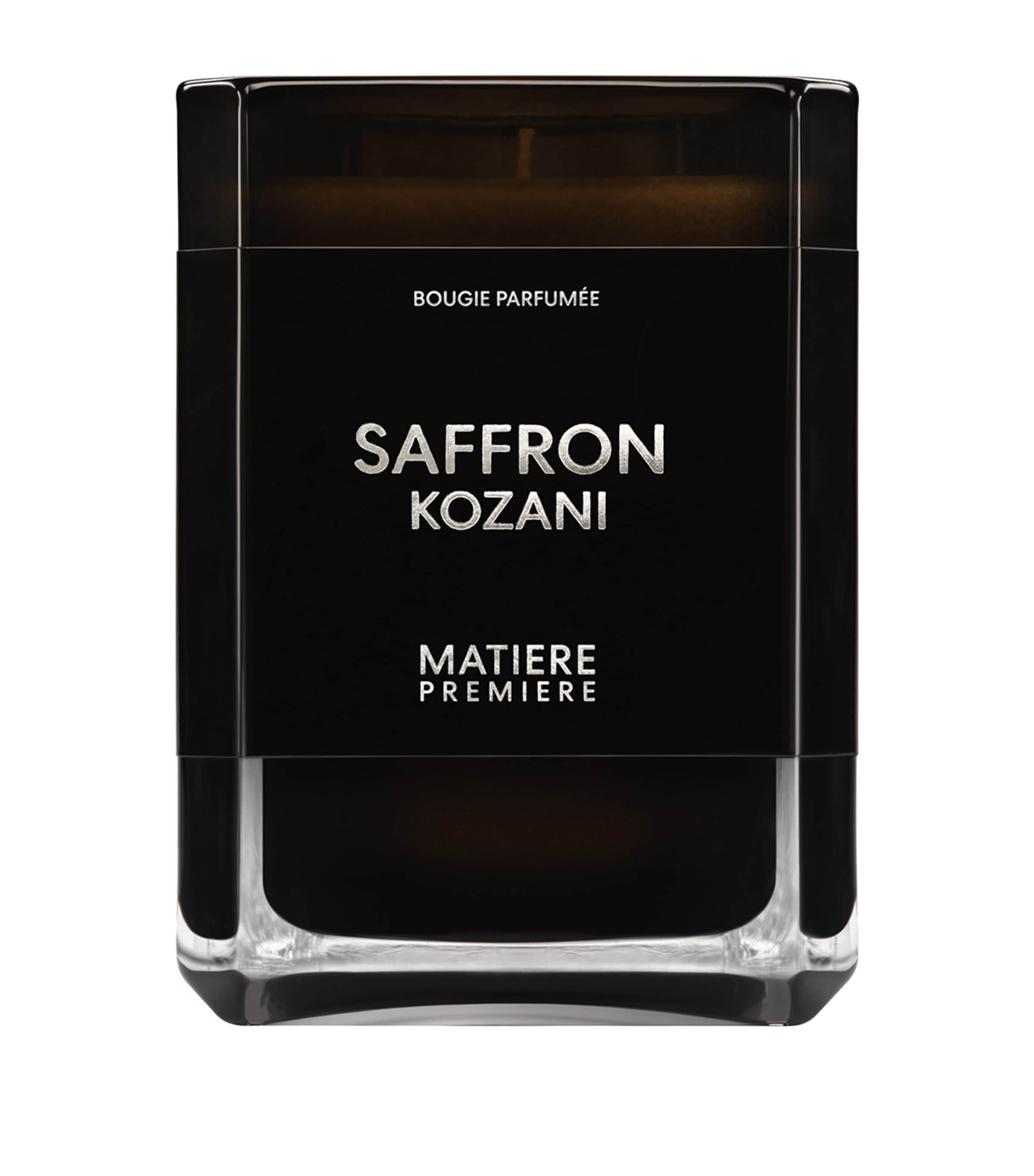 Matiere Premiere Saffron Kozani Scented Candle In Black