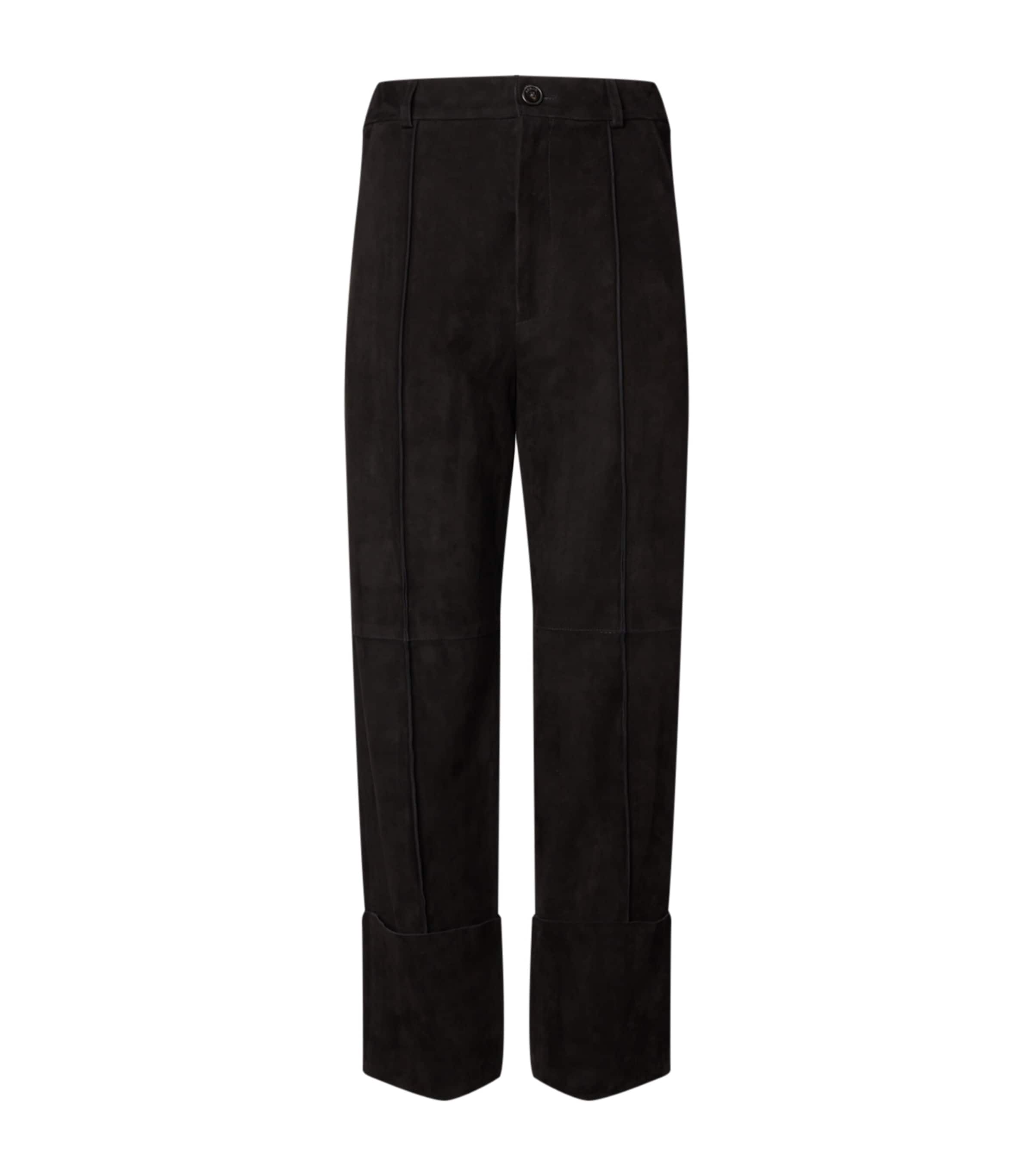Aeron Suede Wenders Trousers In Black