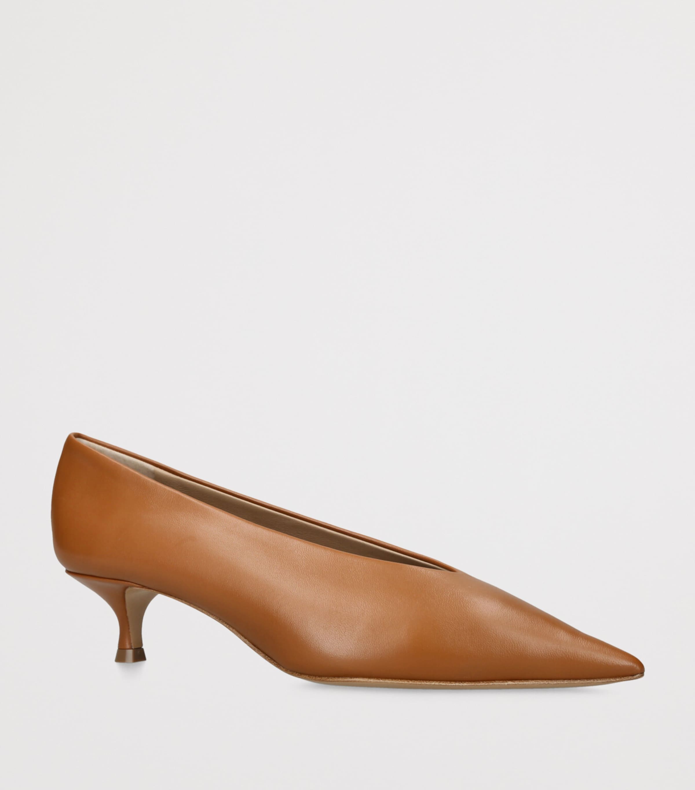 Le Monde Beryl Patent Leather Babouche Pumps 40 Camel Image 3