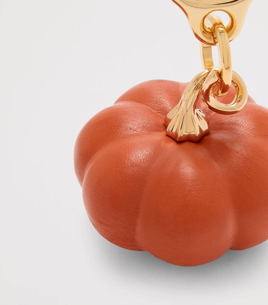 Pumpkin Bag Charm ORANGE/GOLD Image 2