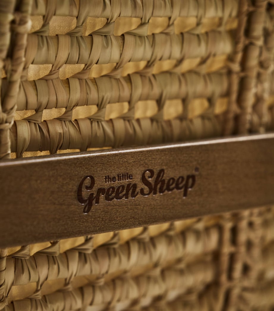 The Little Green Sheep Rocking Moses Basket Stand Walnut Image 3