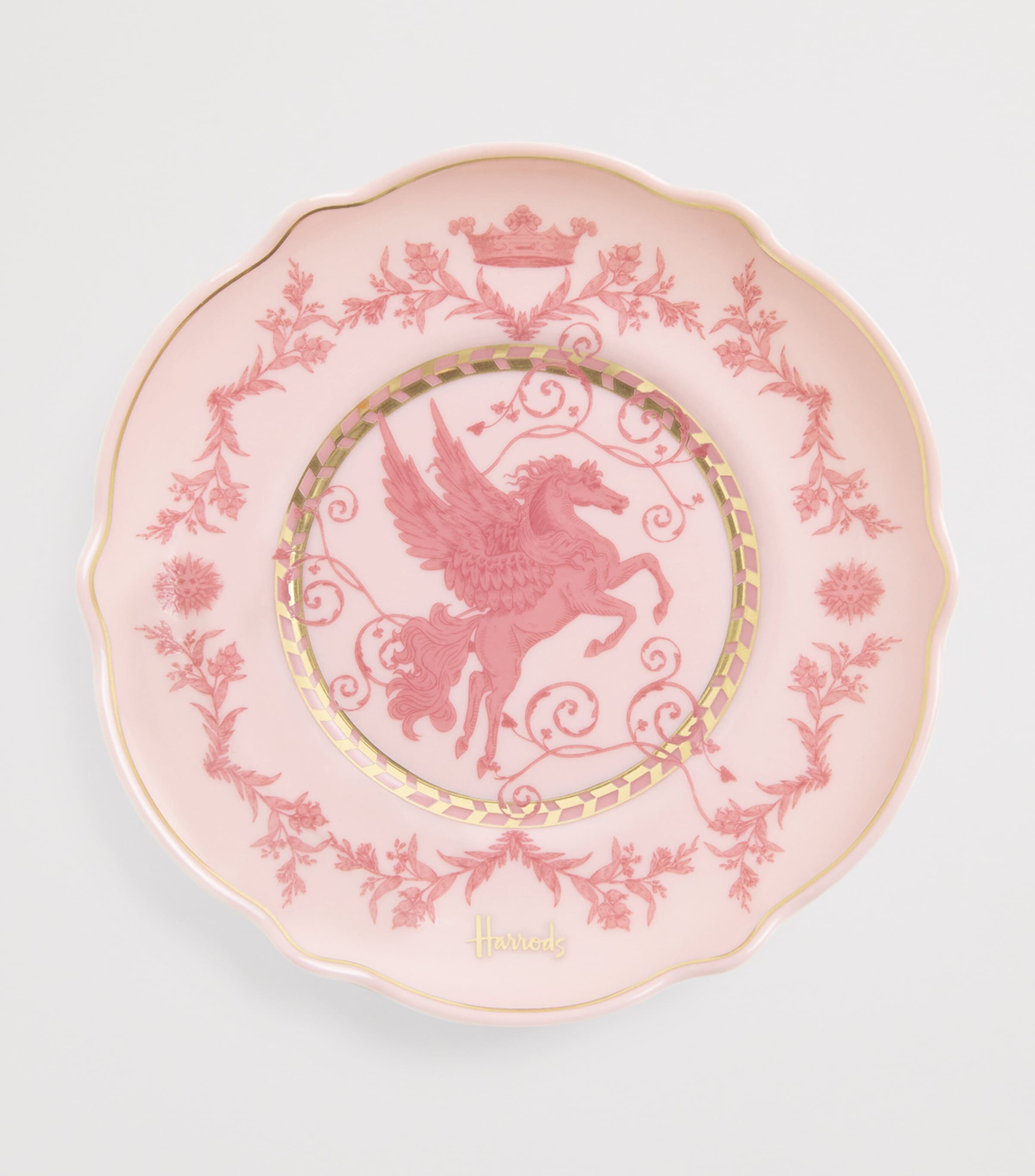 Bone China Menagerie Espresso Cup and Saucer PINK Image 2