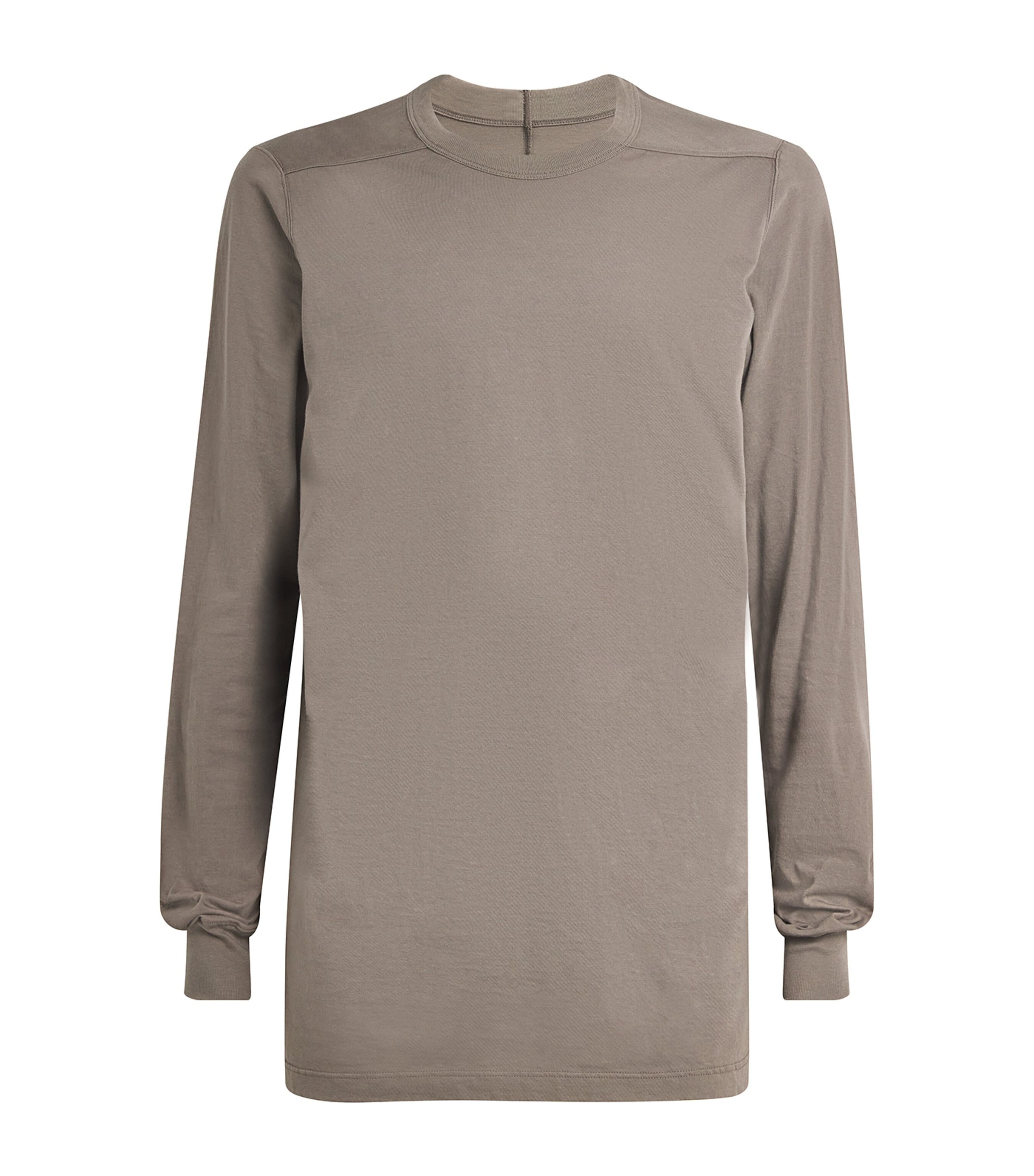 Rick Owens Gray Baseball Sweatshirt In Gray