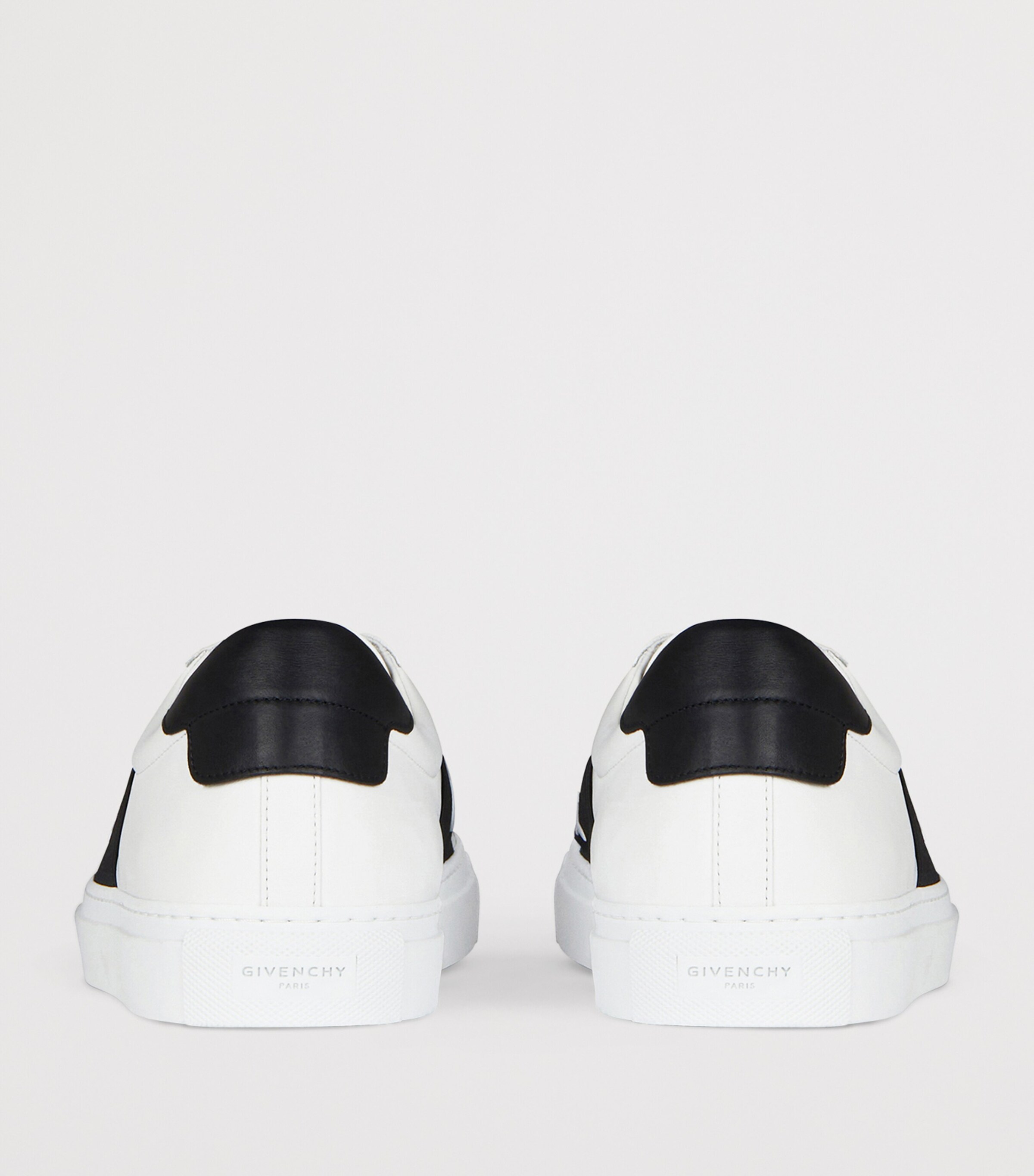 Givenchy Leather Low-Top Sneakers White/black Image 3