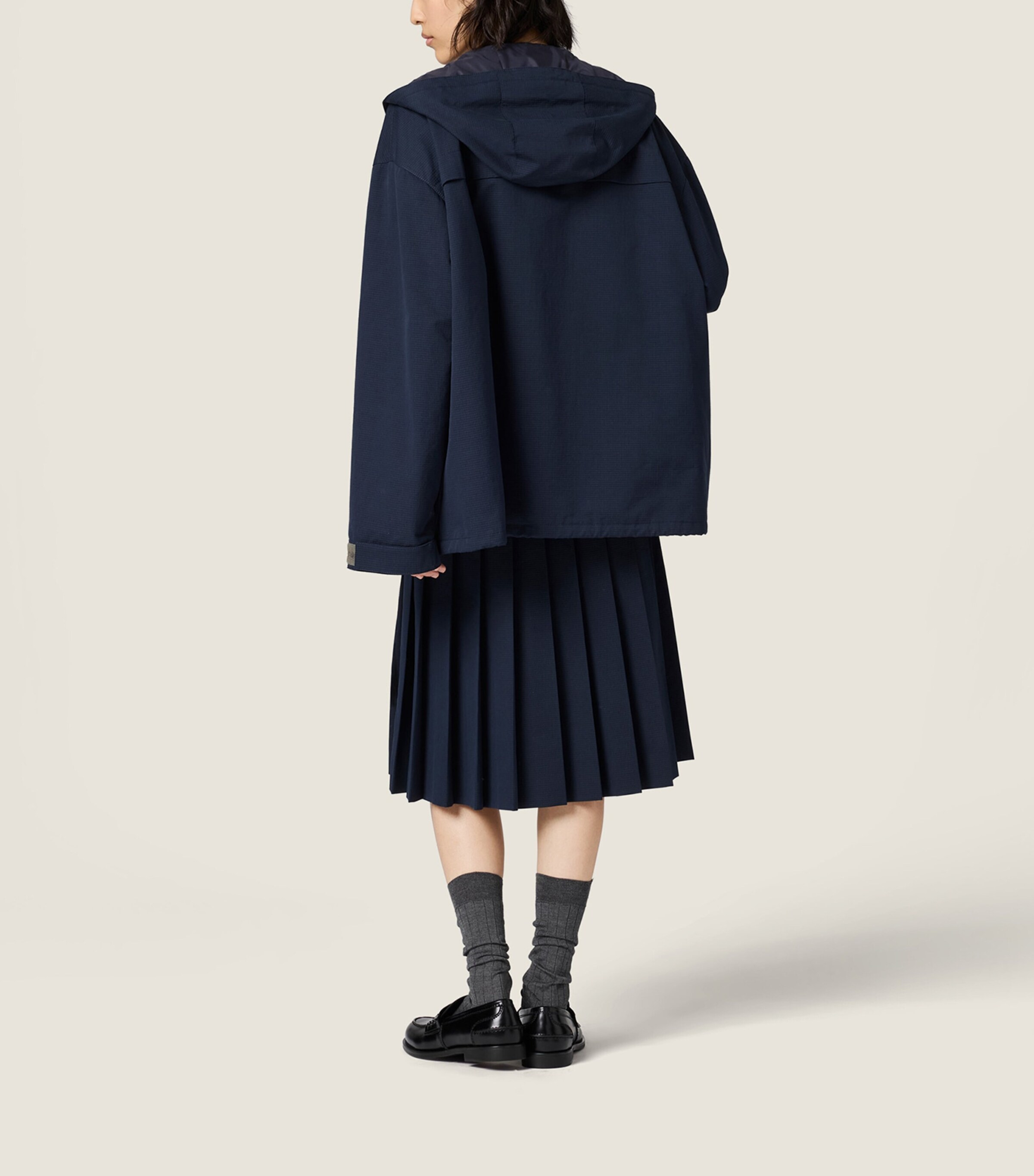 Miu Miu Womens Ripstop Jacket Blue Image 3