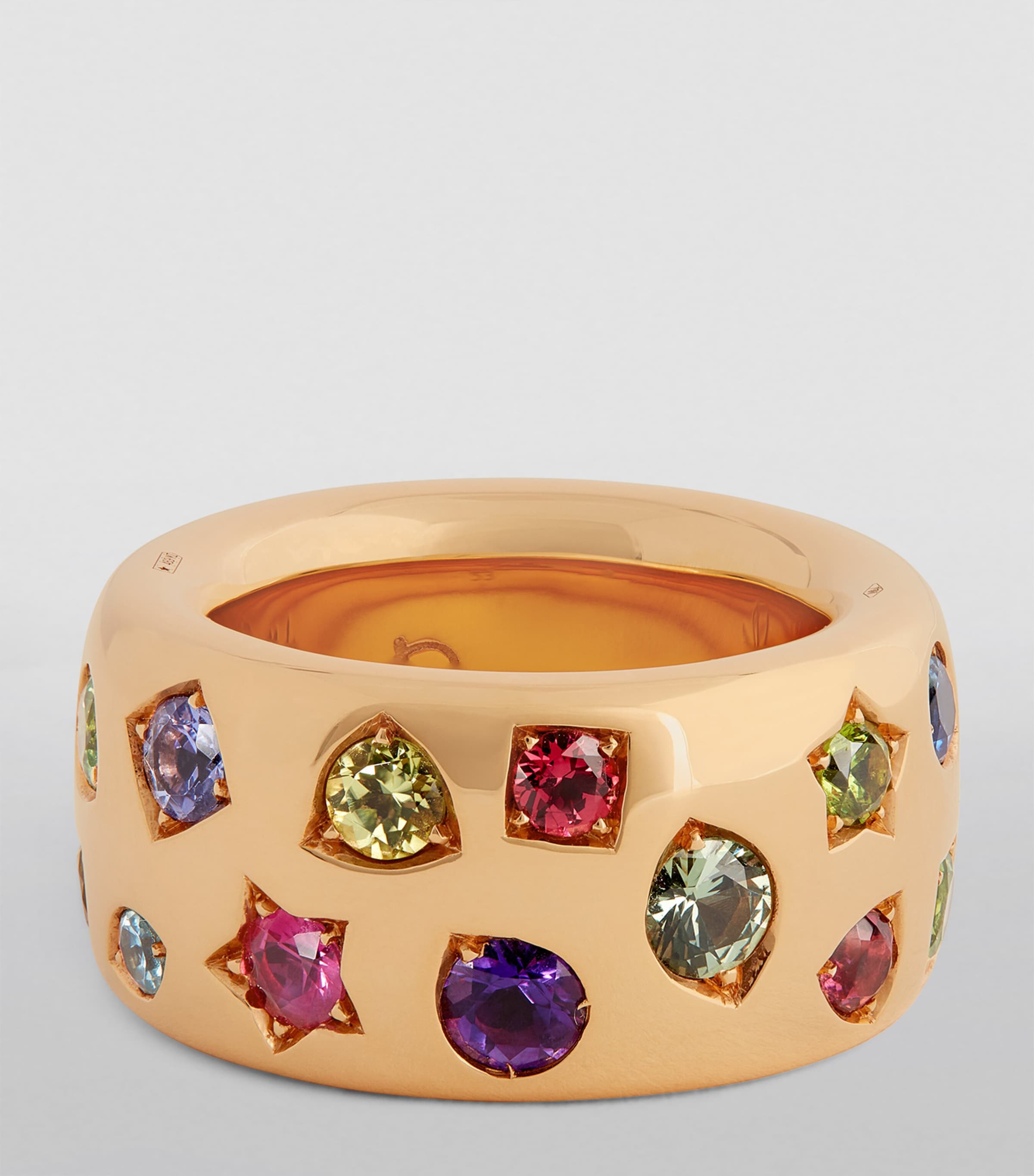 Rose Gold, Tanzanite, Sapphire and Ruby Iconica Color Maxi Ring 000VA Image 3