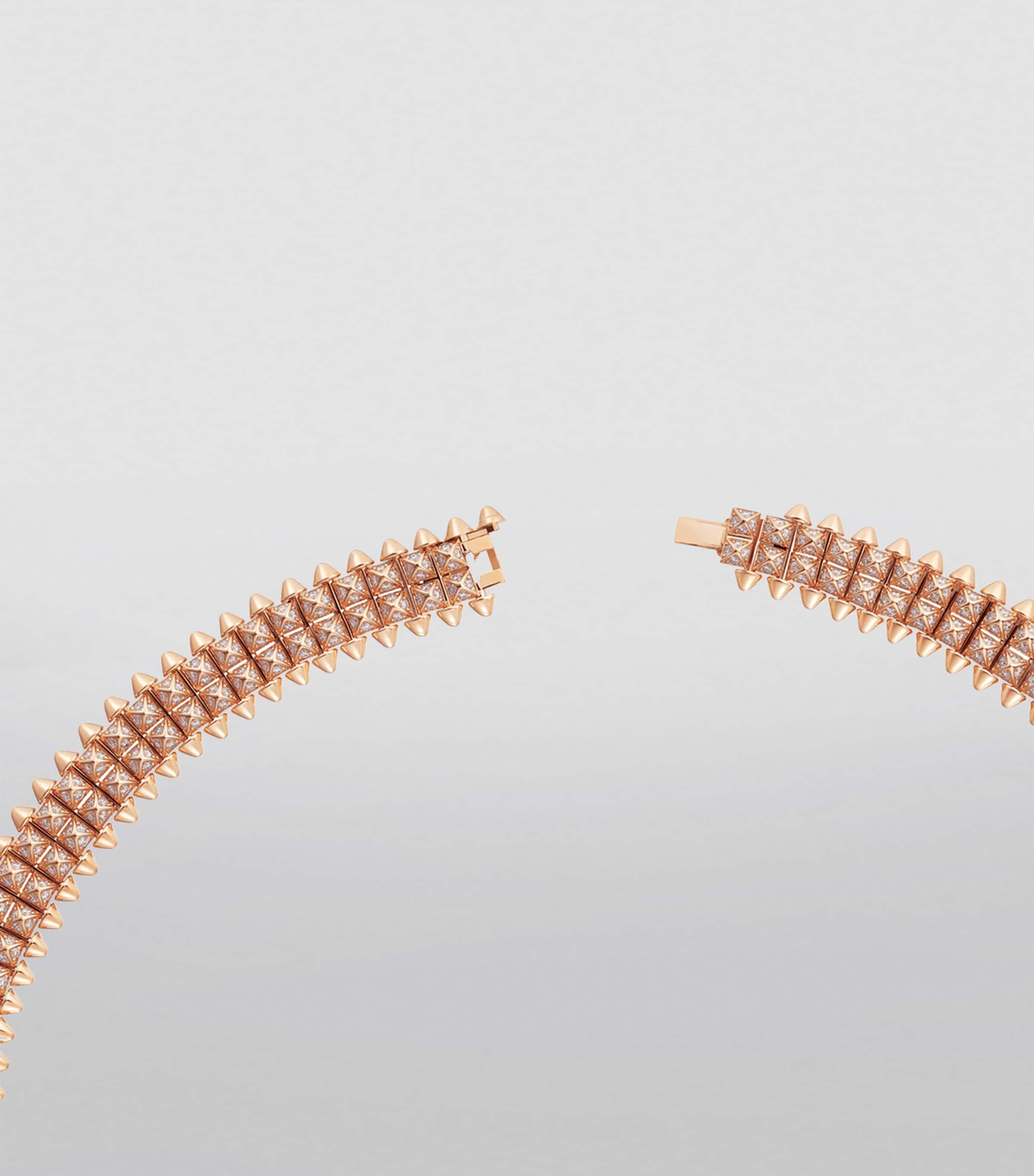 Rose Gold and Diamond Clash de Cartier Necklace ROSE GOLD Image 2