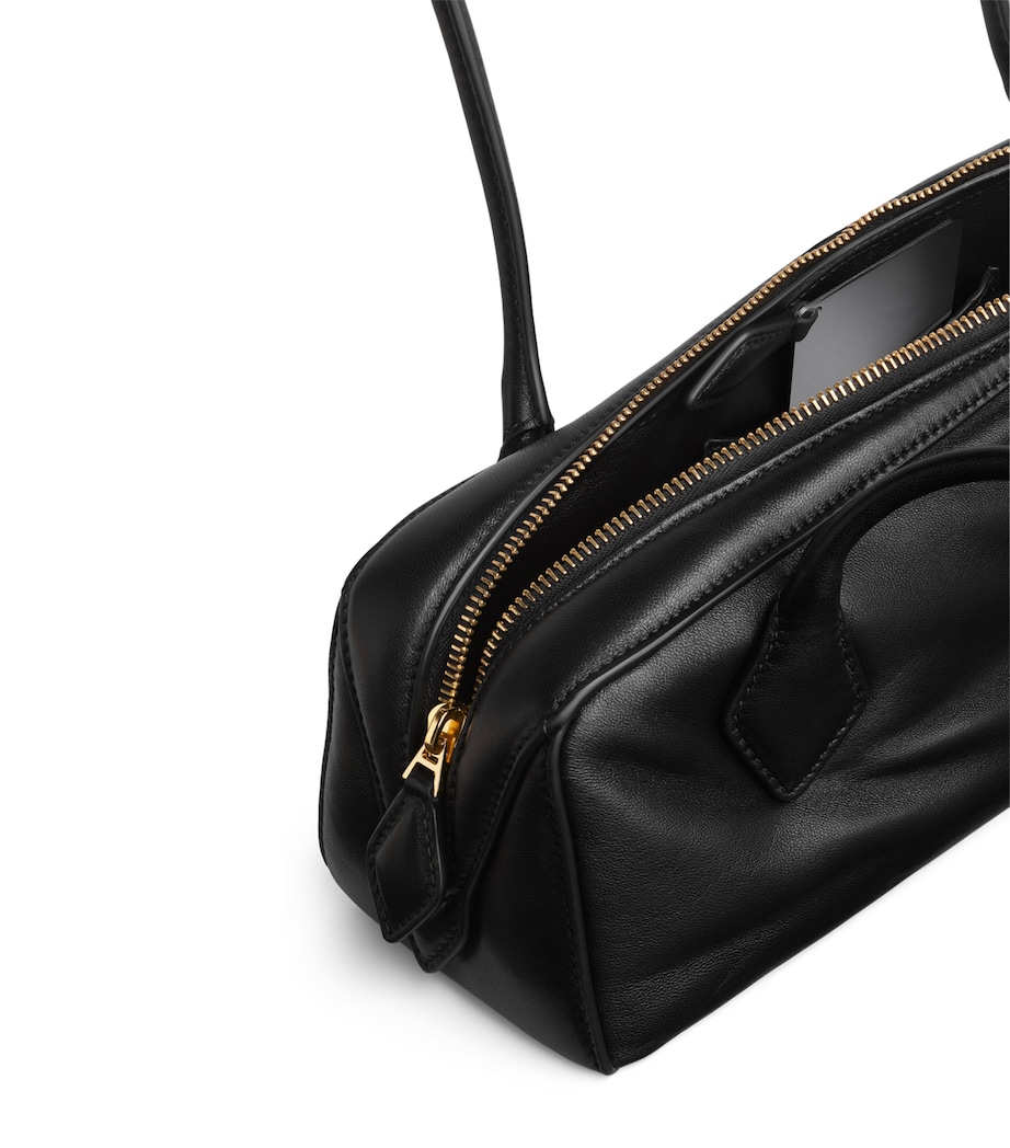 Alaïa Medium Lambskin Le Teckel Shoulder Bag Havane Fonce Image 4