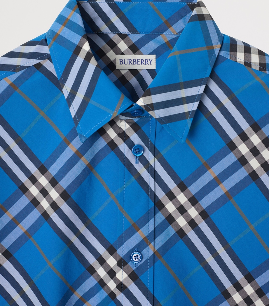 Cotton Check Shirt HYACINTH IP CHECK Image 5