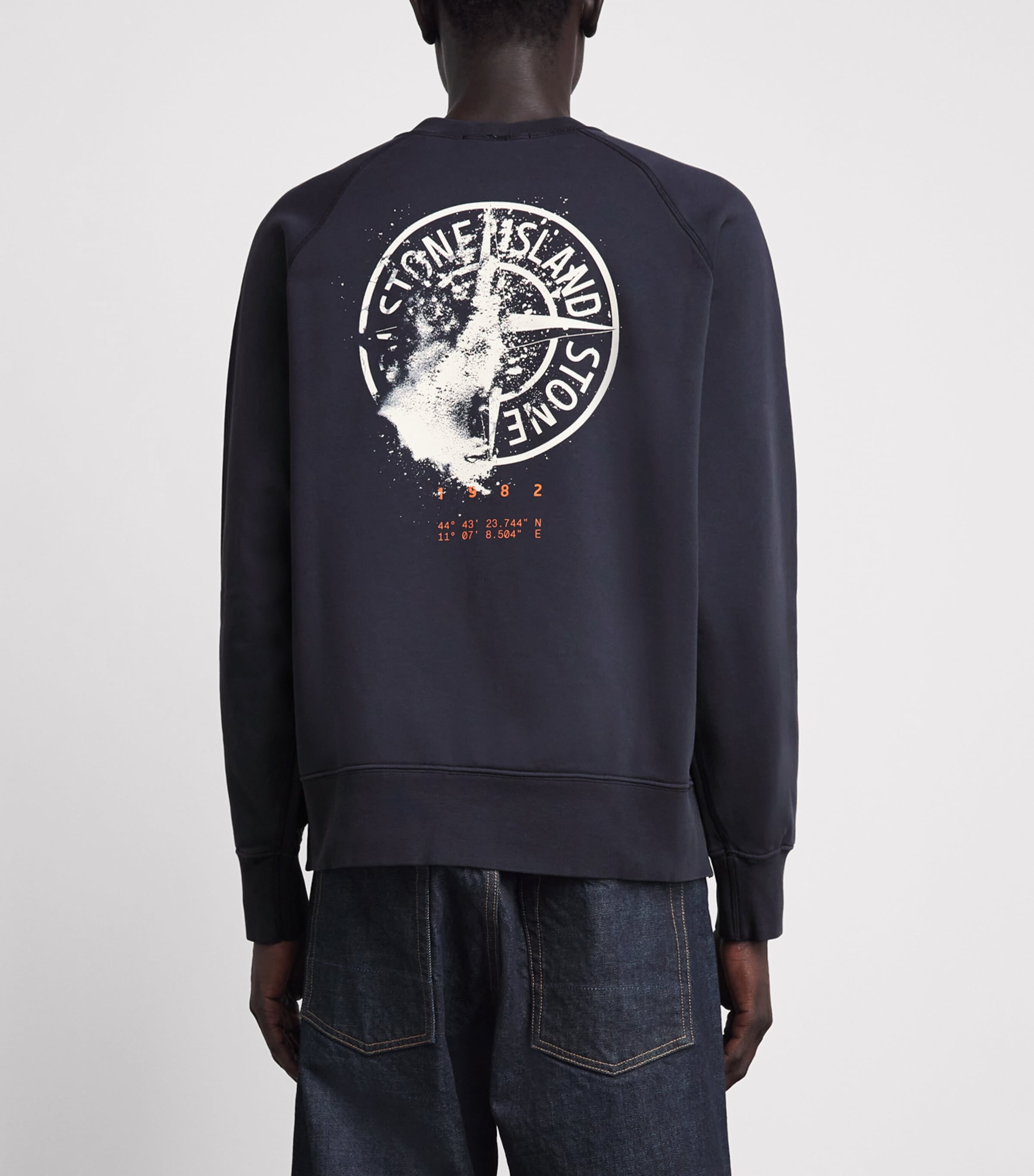 Stone Island Mens Oversized Desert Print Sweatshirt Image 5