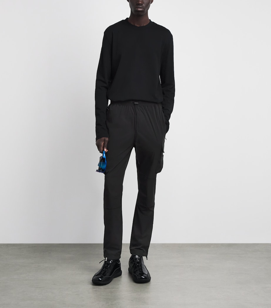 Represent 247 Mens 247 Cargo Trousers Jet Black Image 2