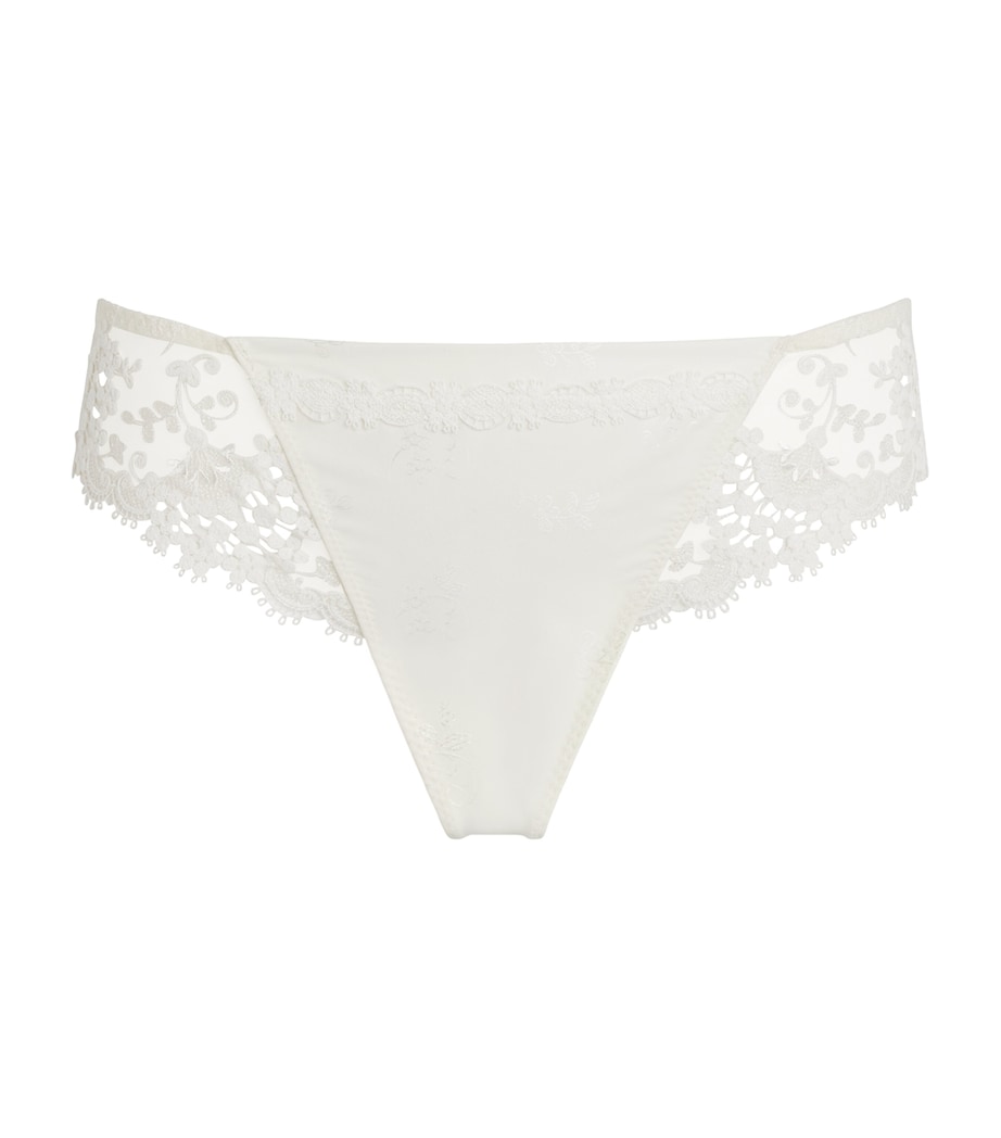 Embroidered Wish Tanga 030 NATURAL Image 1