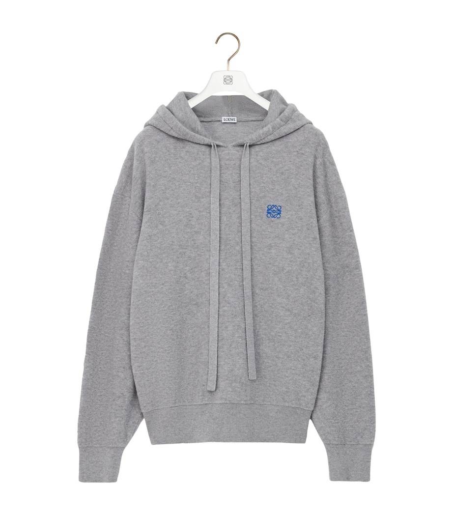 Wool Anagram Hoodie LIGHT GREY MELANGE Image 1