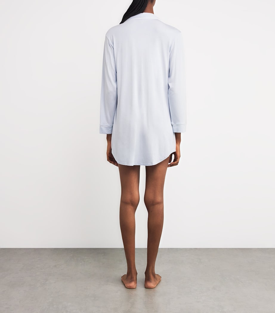 Gisele Sleep Shirt ICE BLUE/IVORY Image 3