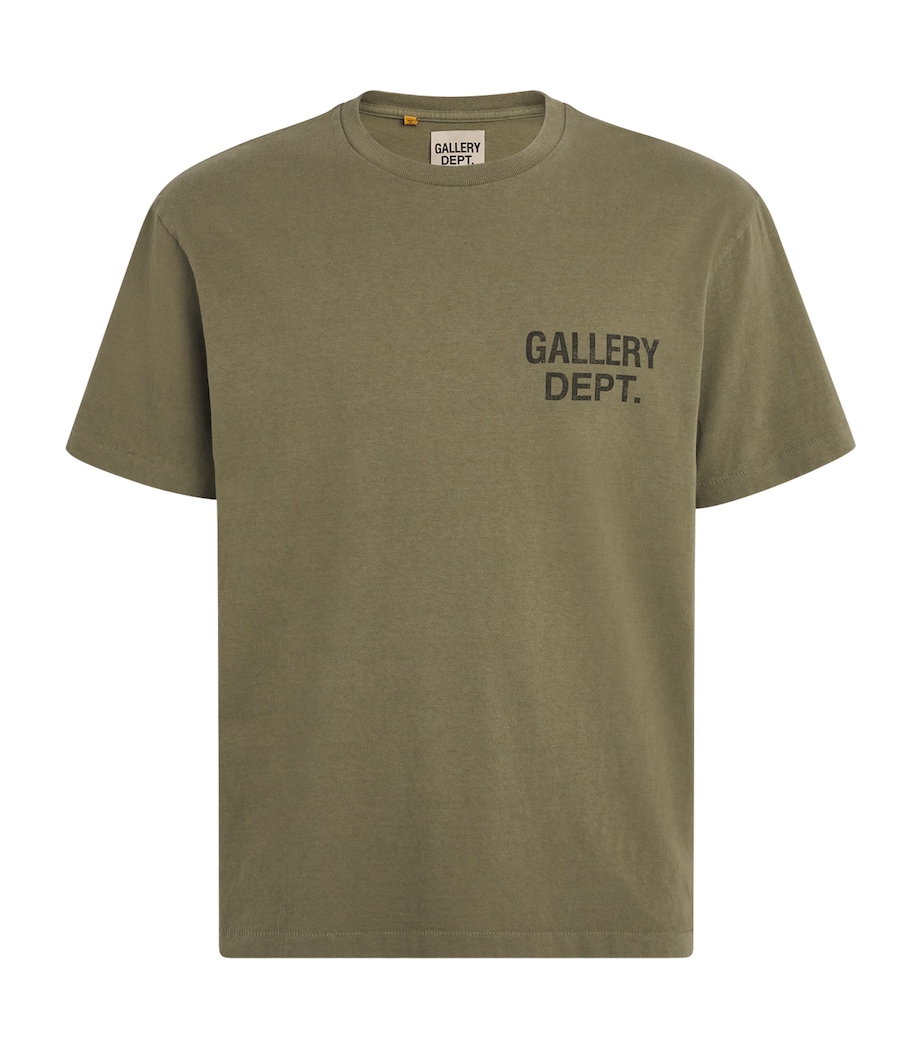 Cotton Souvenir T-Shirt OLIVE Image 1