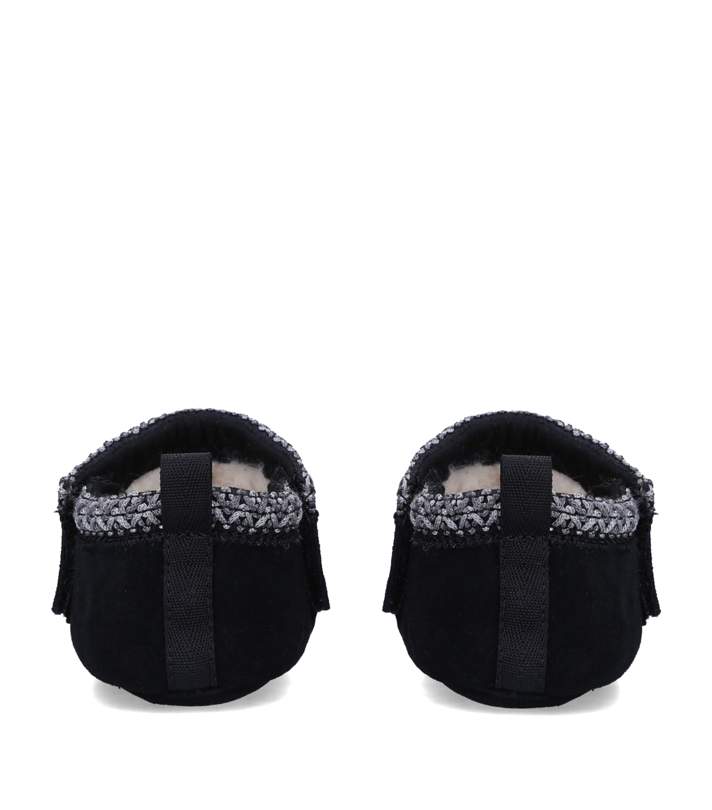 Suede Baby Tasman Slippers BLACK Image 2