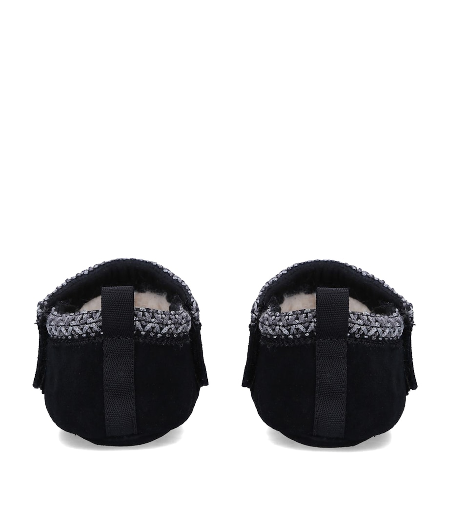 Suede Baby Tasman Slippers BLACK Image 2