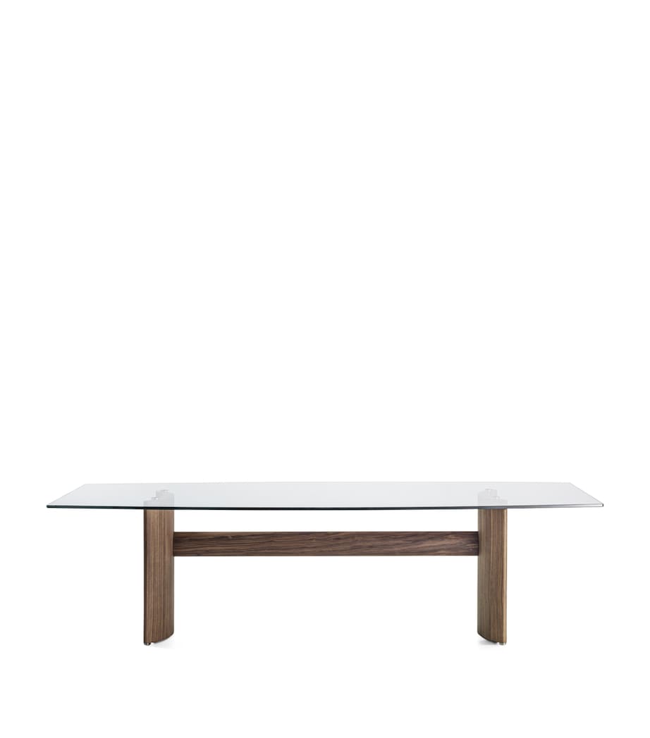 Walnut Beam Dining Table WALNUT Image 1