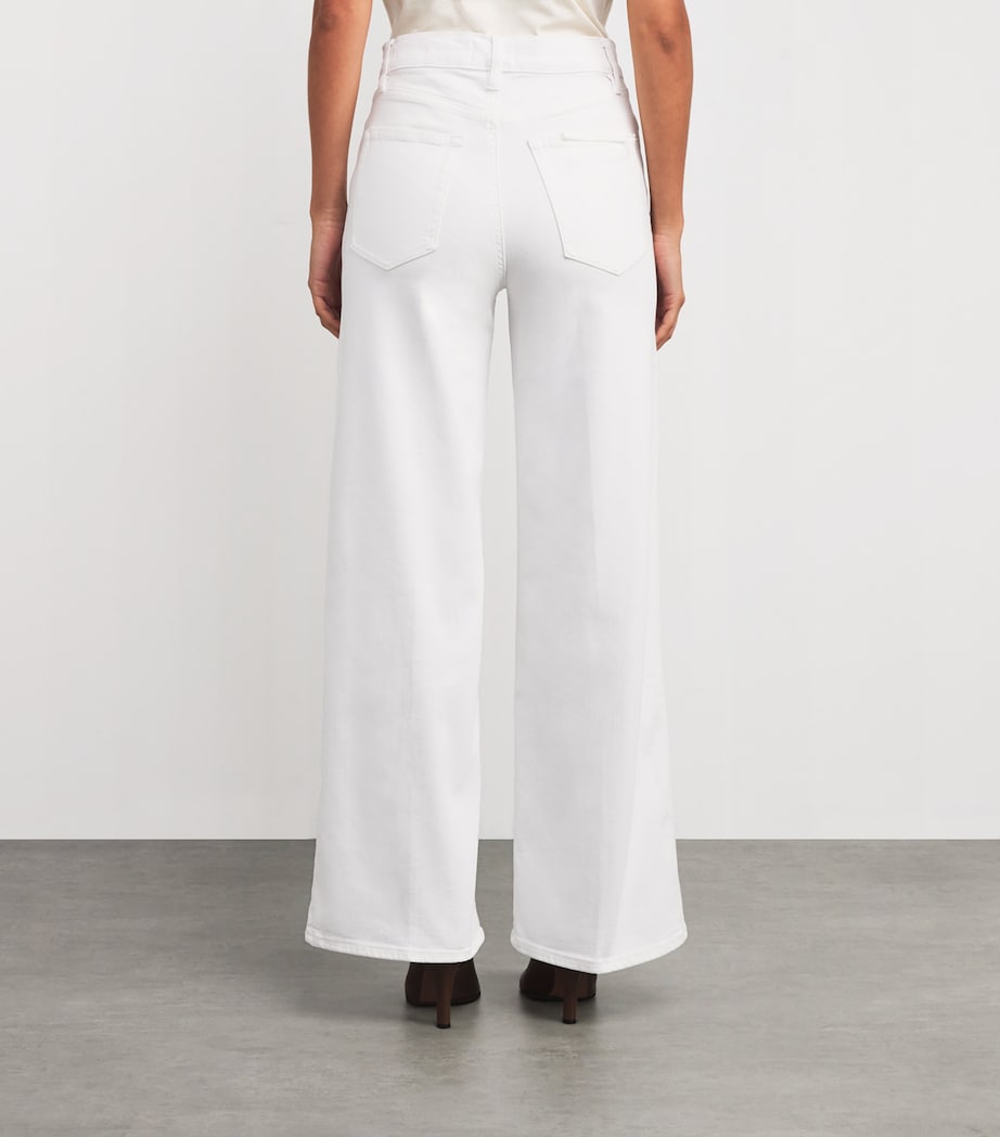 The Icon Flared Jeans WHITE Image 4