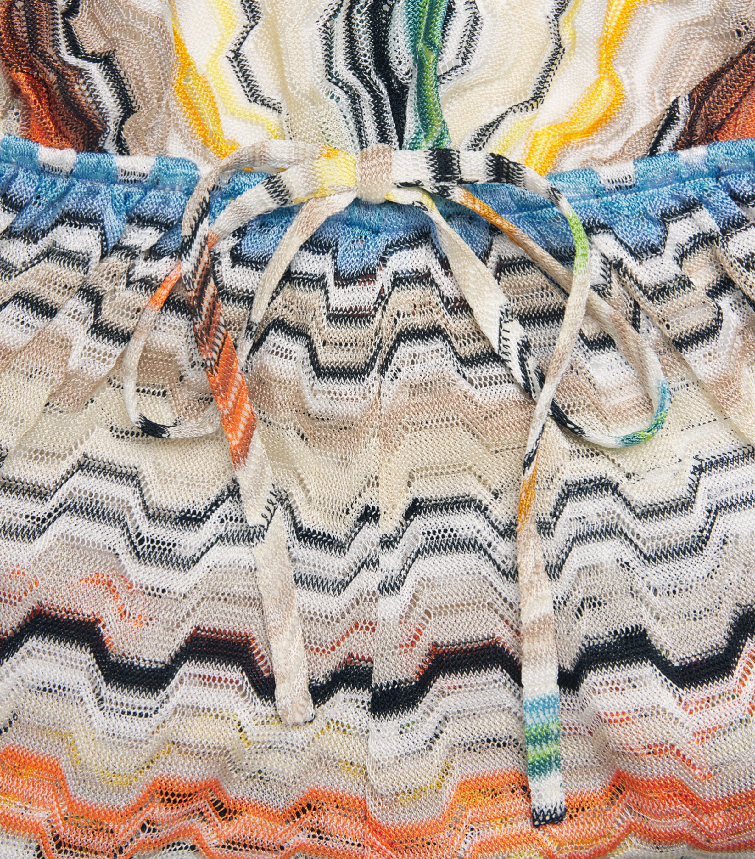 Missoni Womens Geometric Halter Playsuit Smsnp Multicolor Image 6